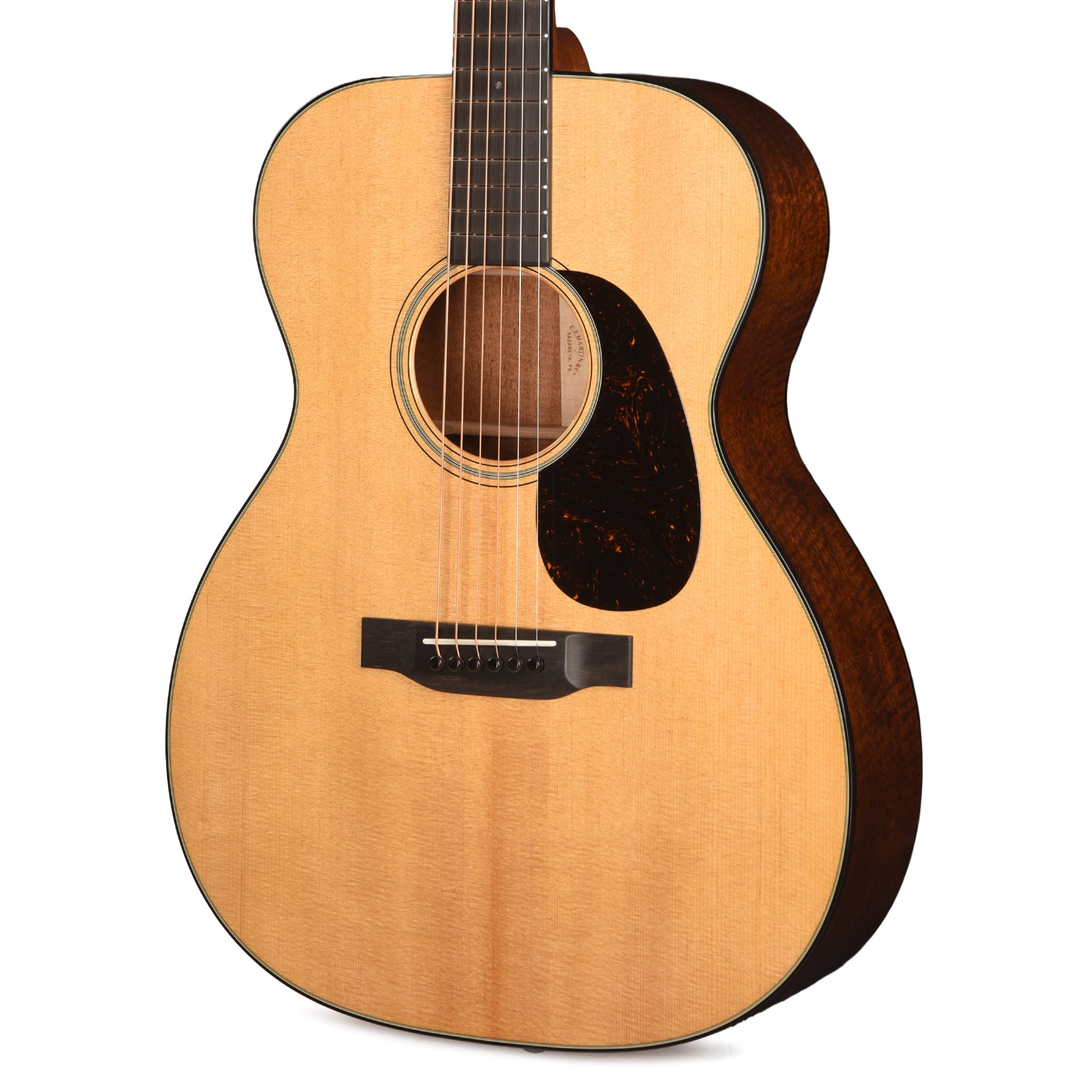 Martin Custom Shop OM-18 Style Auditorium Sitka Spruce VTS/Flamed Mahogany Natural Acoustic Guitars