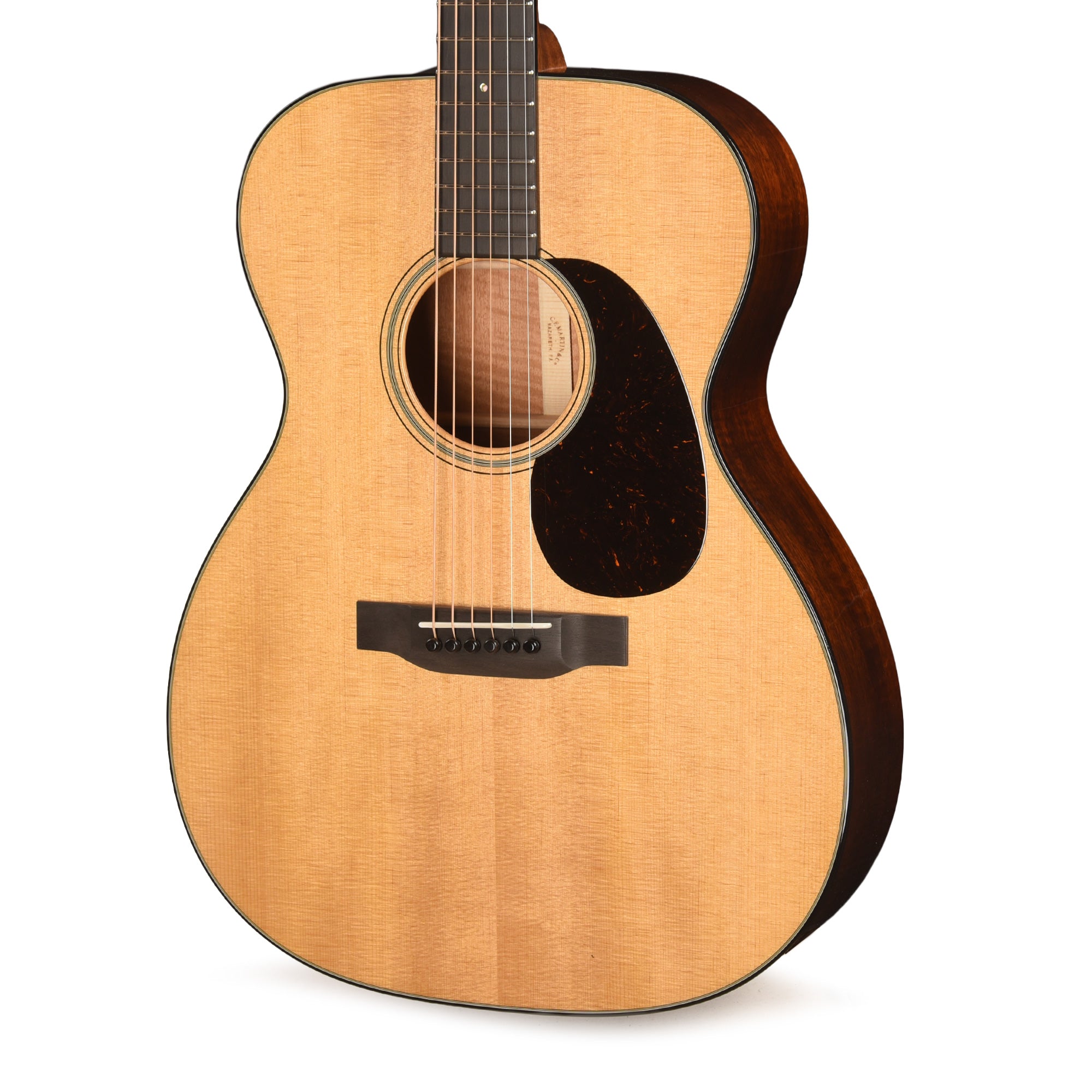 Martin Custom Shop OM-18 Style Auditorium Sitka Spruce VTS/Flamed Mahogany Natural Acoustic Guitars