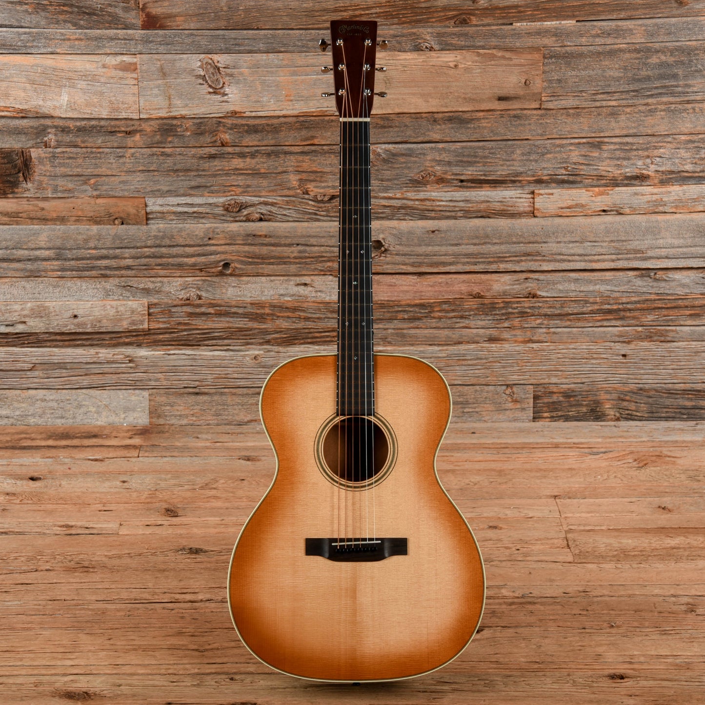 Martin Custom Shop OM-18 Style VTS Sitka/Sinker Mahogany Toasted Burst 2021 Acoustic Guitars