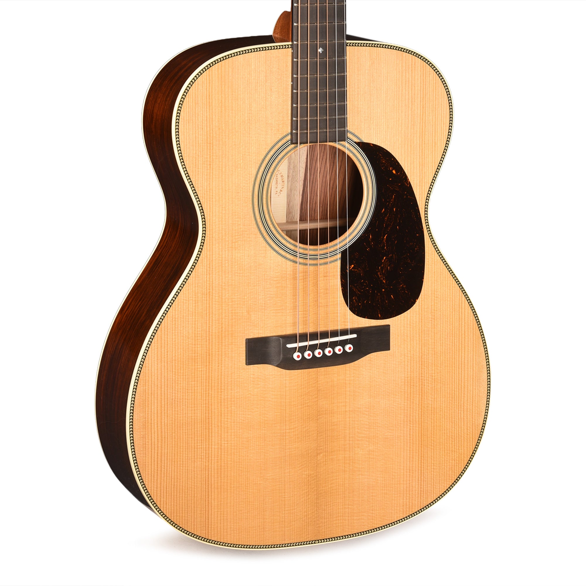 Martin Custom Shop OM-28 Style Auditorium Adirondack Spruce VTS/Guatemalan Rosewood Natural Acoustic Guitars