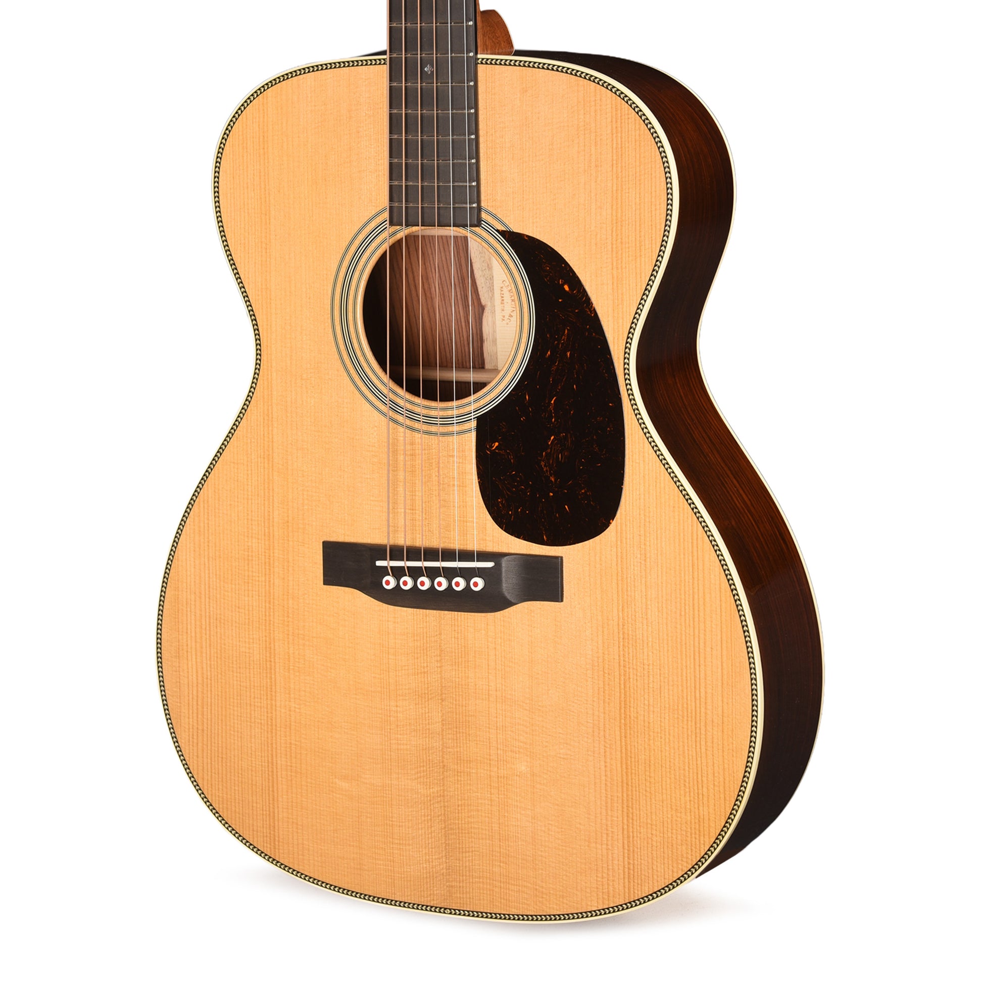 Martin Custom Shop OM-28 Style Auditorium Adirondack Spruce VTS/Guatemalan Rosewood Natural Acoustic Guitars