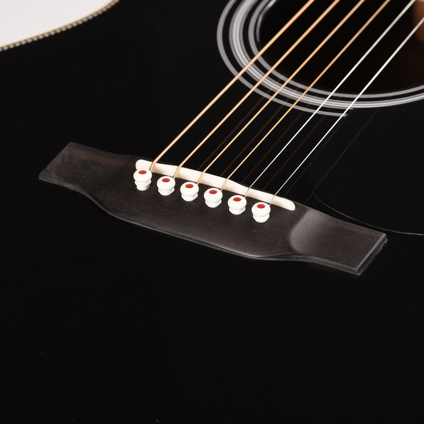 Martin Custom Shop OM-28 Style Auditorium Adirondack Spruce VTS/Wild Grain East Indian Rosewood Black Top Acoustic Guitars
