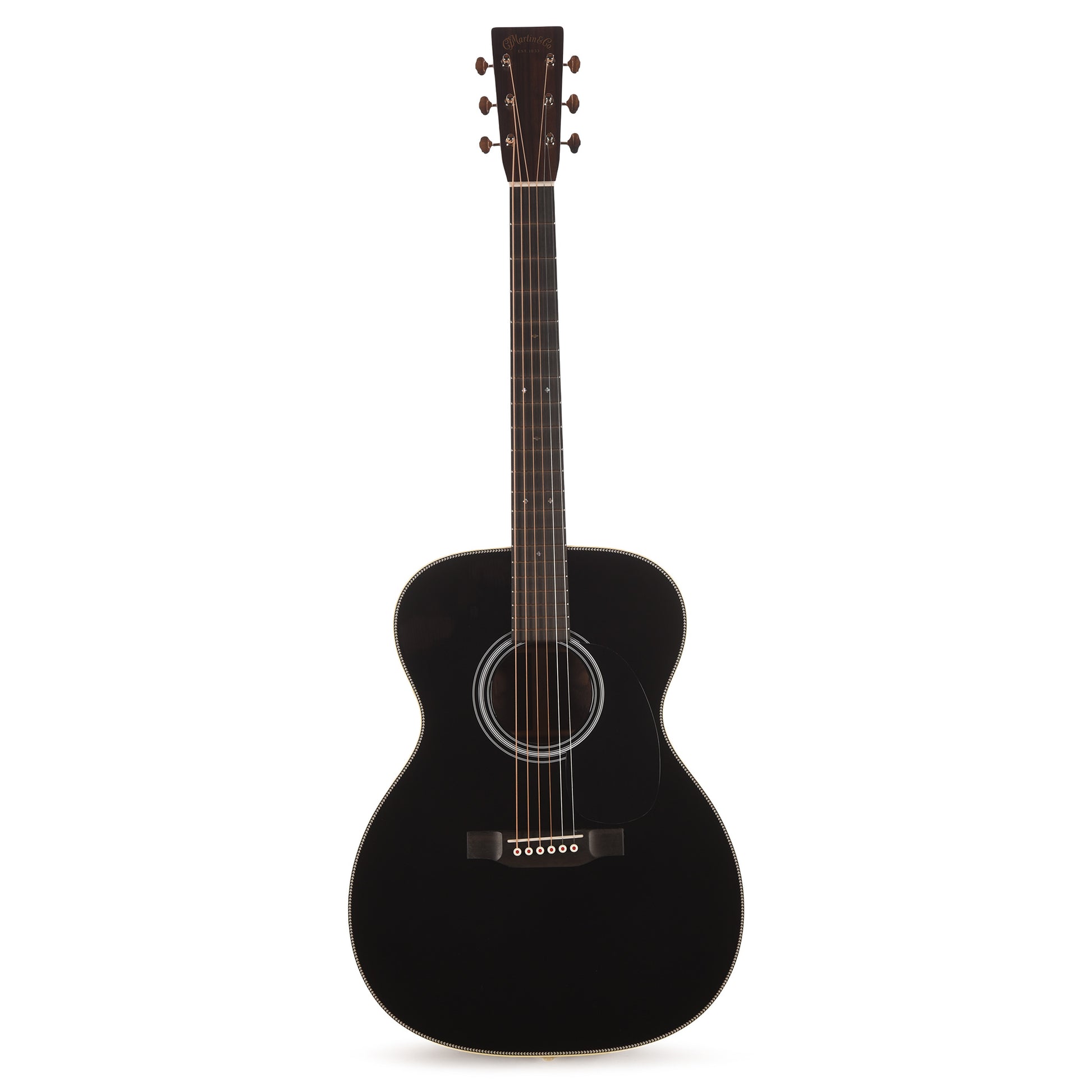 Martin Custom Shop OM-28 Style Auditorium Adirondack Spruce VTS/Wild Grain East Indian Rosewood Black Top Acoustic Guitars
