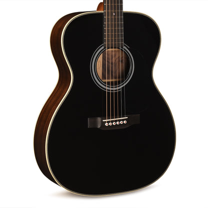 Martin Custom Shop OM-28 Style Auditorium Adirondack Spruce VTS/Wild Grain East Indian Rosewood Black Top Acoustic Guitars