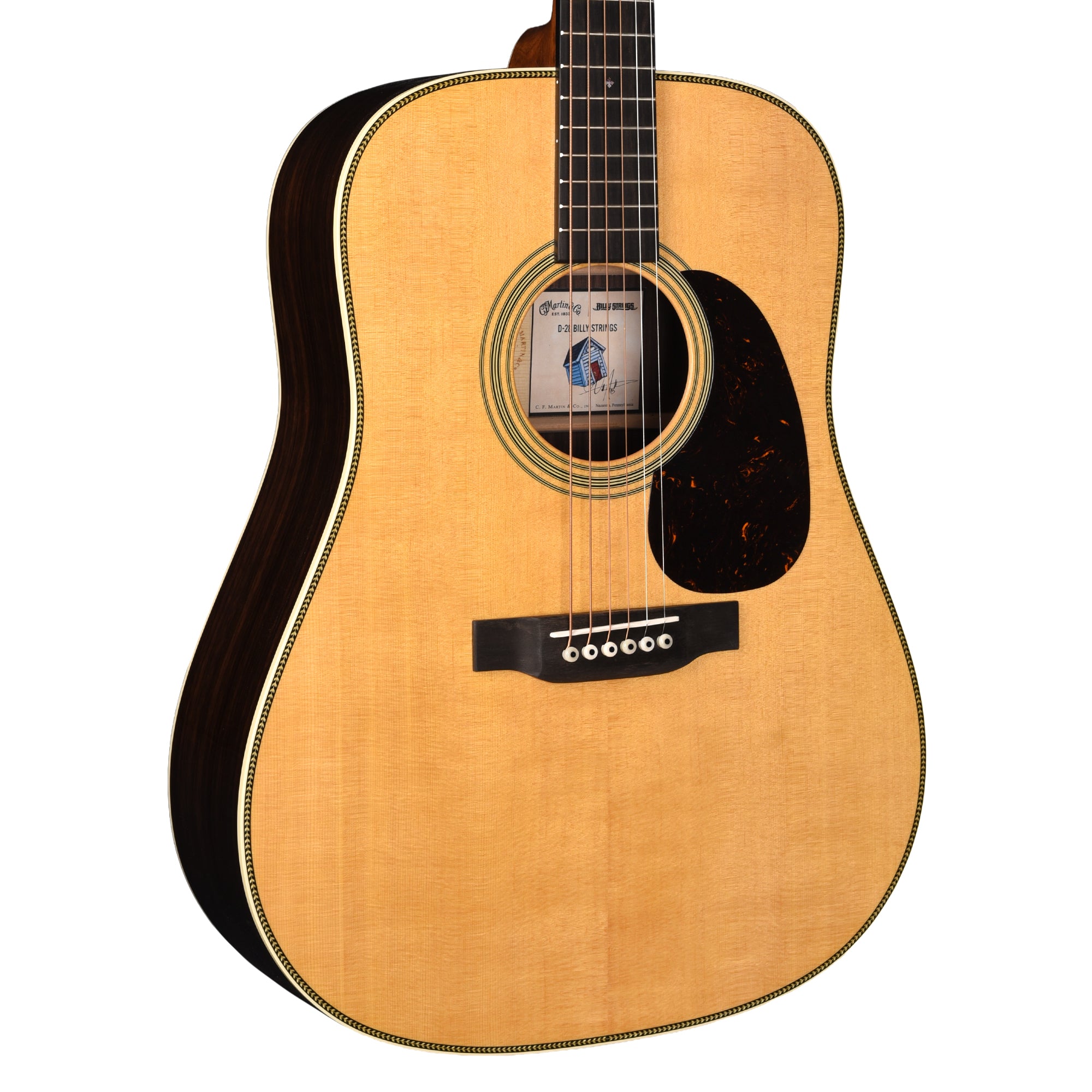 Martin D-28 Billy Strings Spruce/East Indian Rosewood Antique Toner Natural Acoustic Guitars