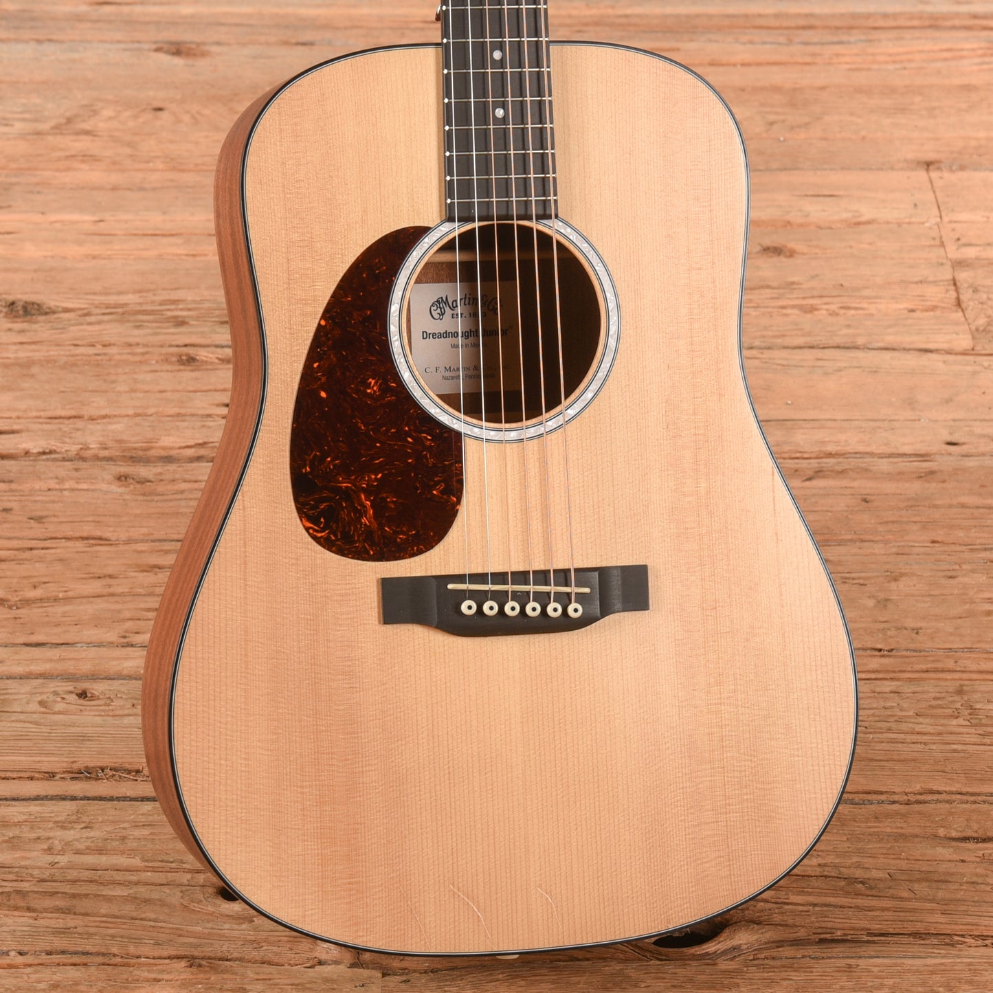 Martin DJR-10 Dreadnought Junior Natural 2022 LEFTY Acoustic Guitars