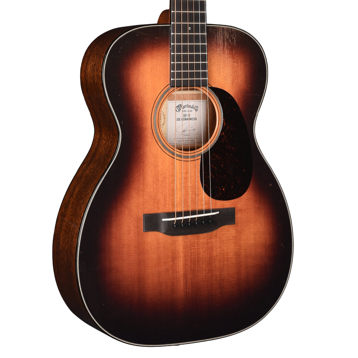 Martin Joe Bonamassa 00-18 Spruce/Mahogany 1937 Joe Bonamassa Sunburst Acoustic Guitars