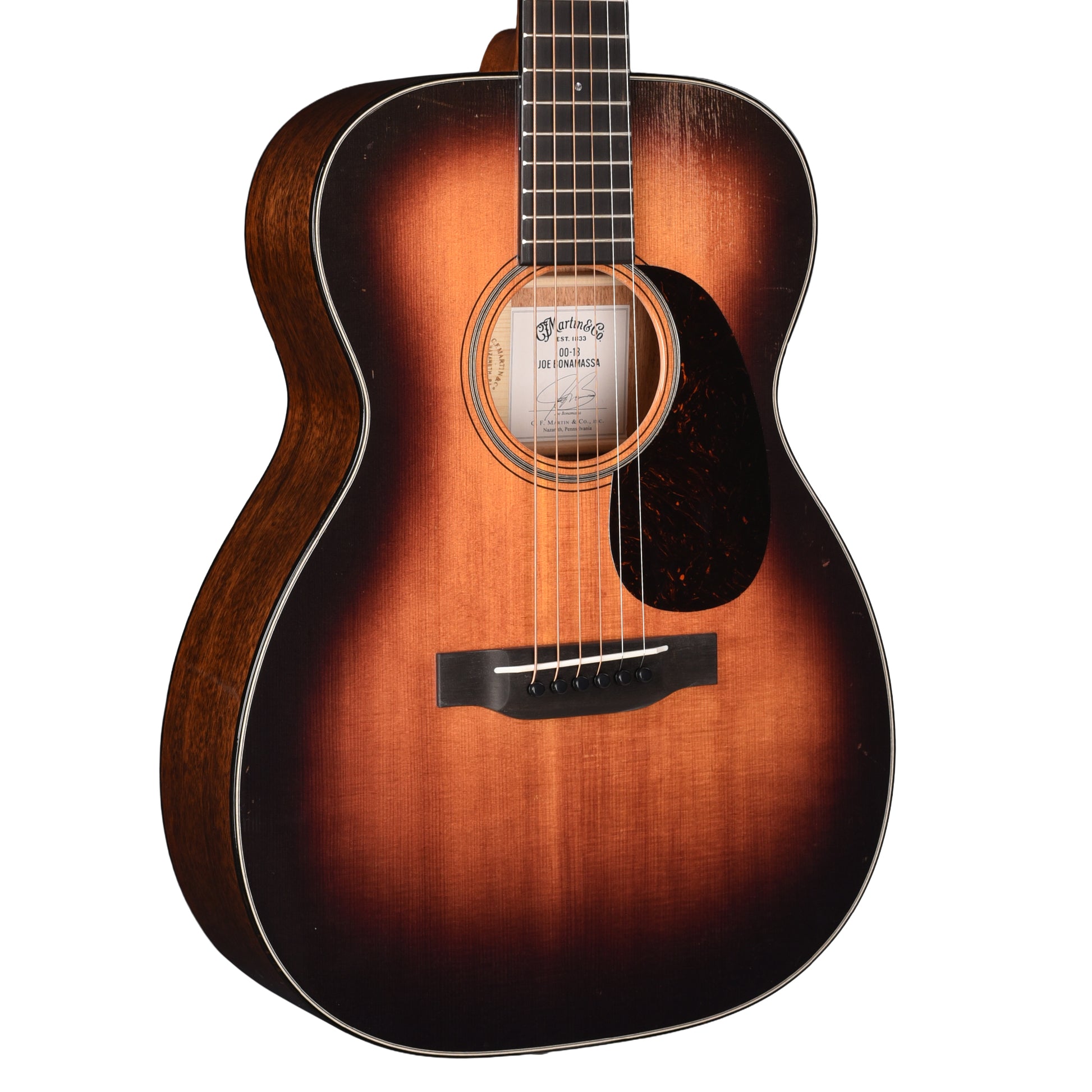 Martin Joe Bonamassa 00-18 Spruce/Mahogany 1937 Joe Bonamassa Sunburst Acoustic Guitars