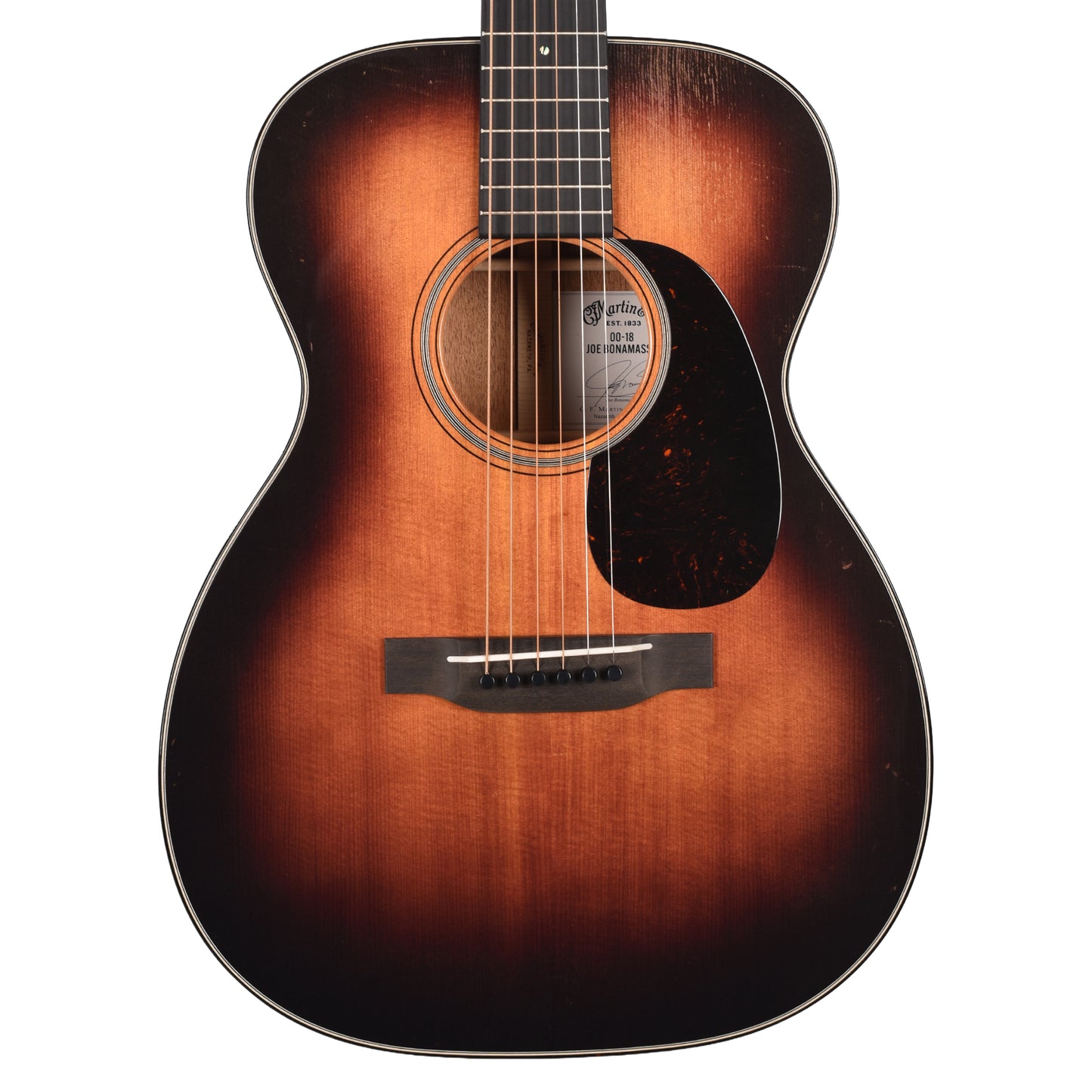 Martin Joe Bonamassa 00-18 Spruce/Mahogany 1937 Joe Bonamassa Sunburst Acoustic Guitars