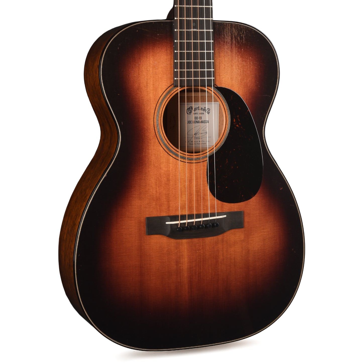 Martin Joe Bonamassa 00-18 Spruce/Mahogany 1937 Joe Bonamassa Sunburst (Serial #M3073657) Acoustic Guitars