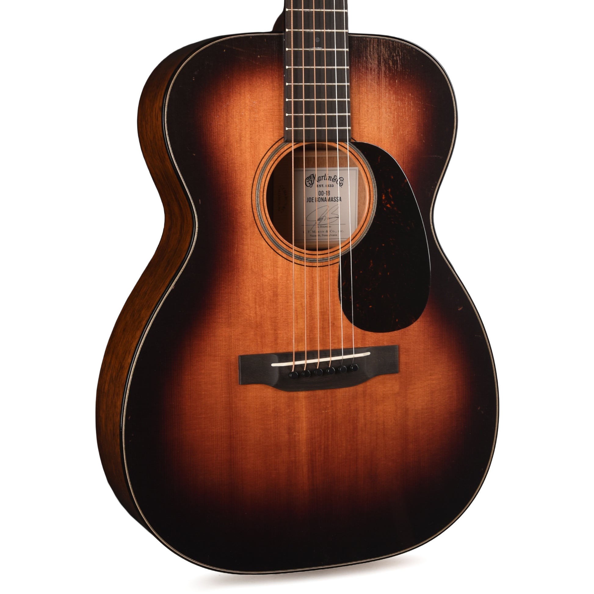 Martin Joe Bonamassa 00-18 Spruce/Mahogany 1937 Joe Bonamassa Sunburst (Serial #M3073657) Acoustic Guitars