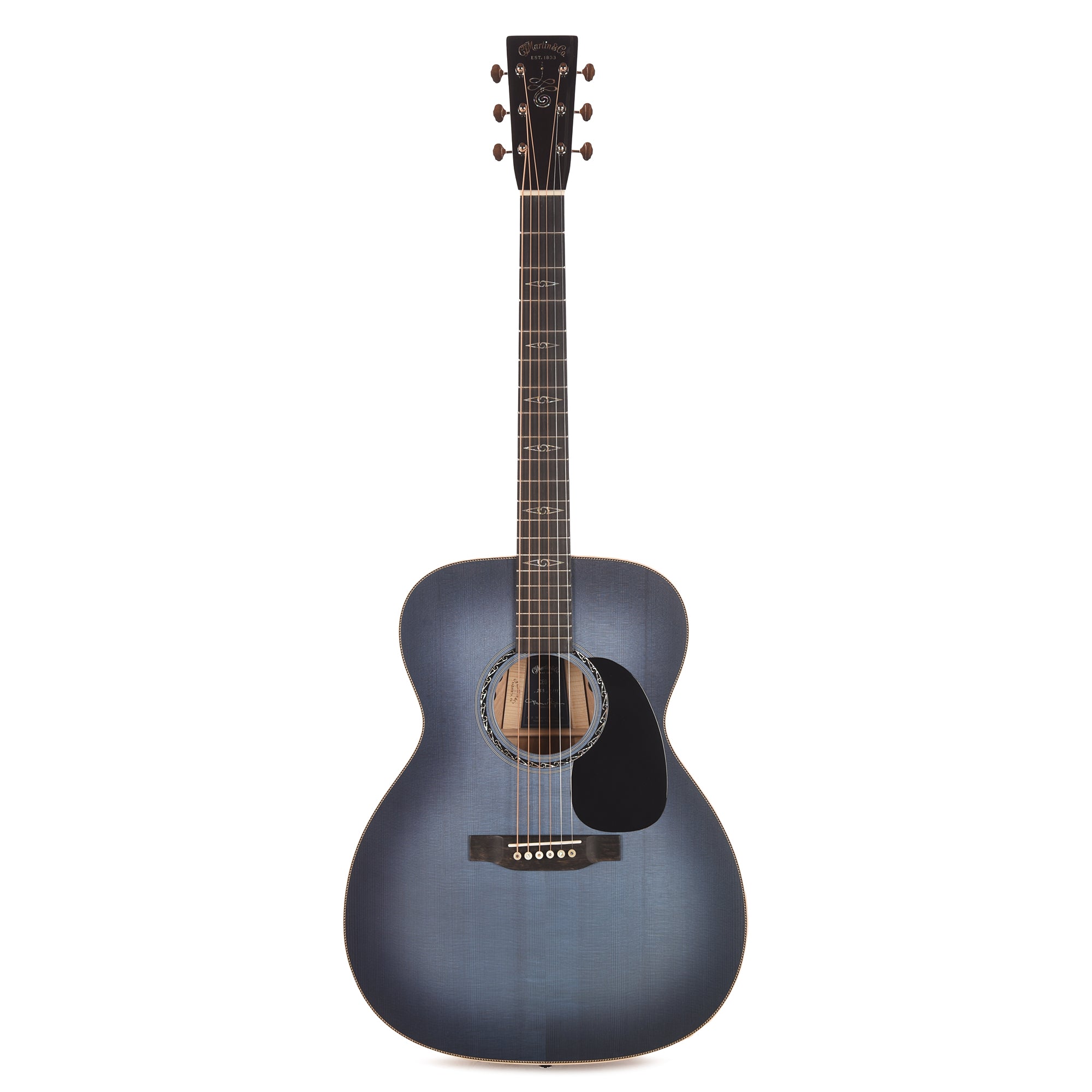 Martin Limited Edition CEO-11 European Spruce/White Oak New Horizons Blue Burst Acoustic Guitars