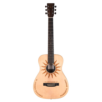 Martin LX2 Little Martin "Life is Good" Spruce/Brazilian Rosewood HPL Natural Acoustic Guitars