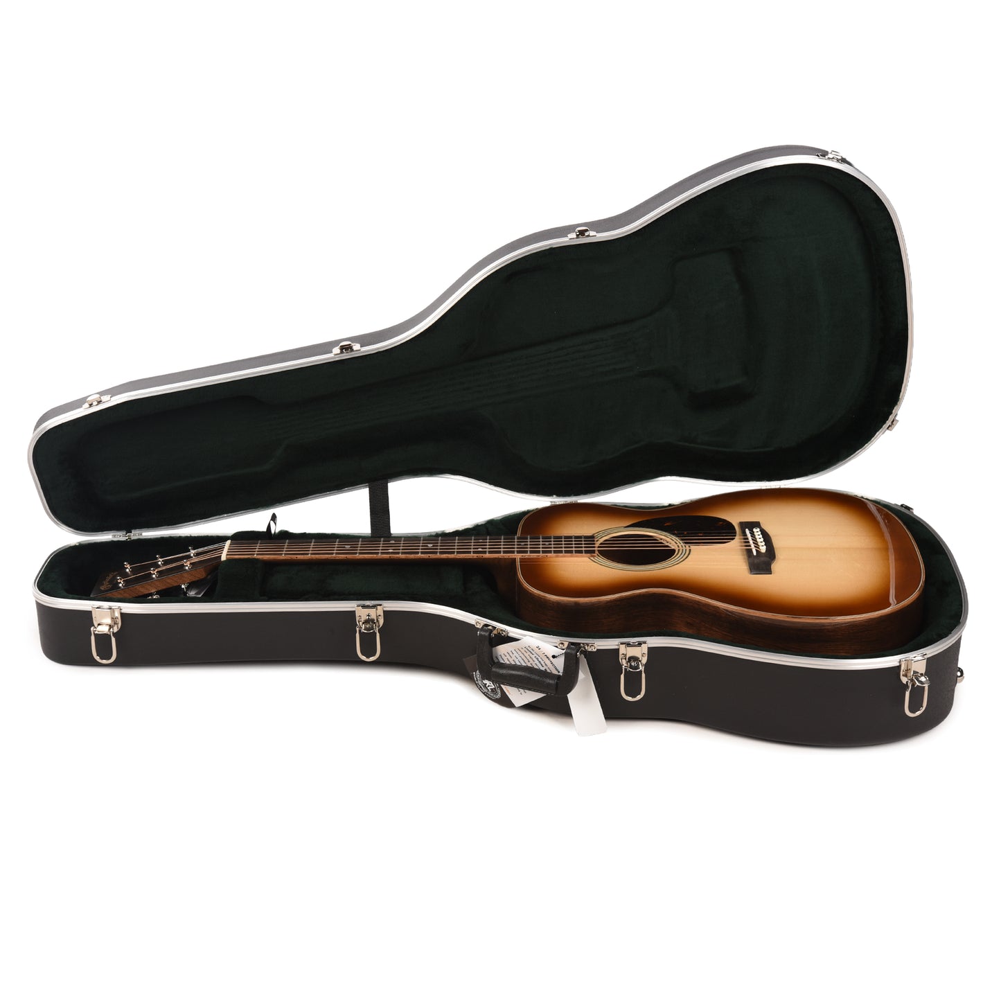 Martin OM-35 Inception European Spruce/Black Walnut/Flamed White Oak Dark Toasted Burst Acoustic Guitars