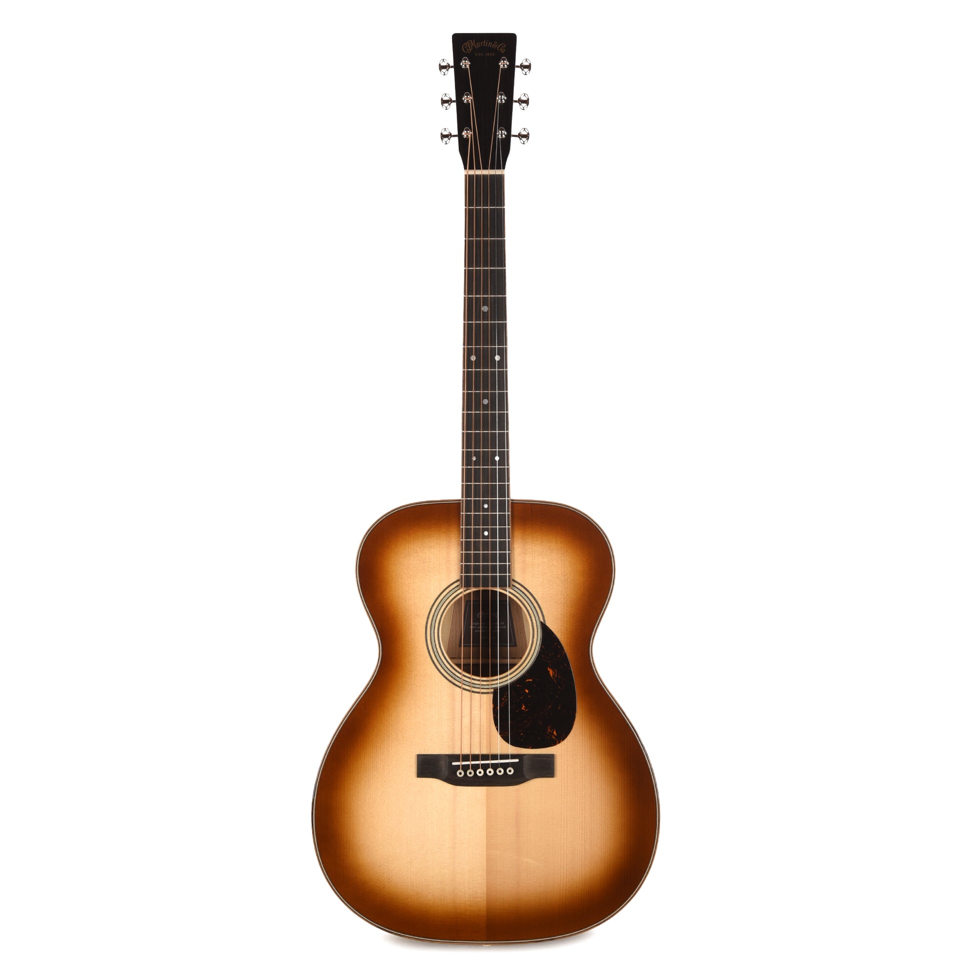 Martin OM-35 Inception European Spruce/Black Walnut/Flamed White Oak Dark Toasted Burst Acoustic Guitars
