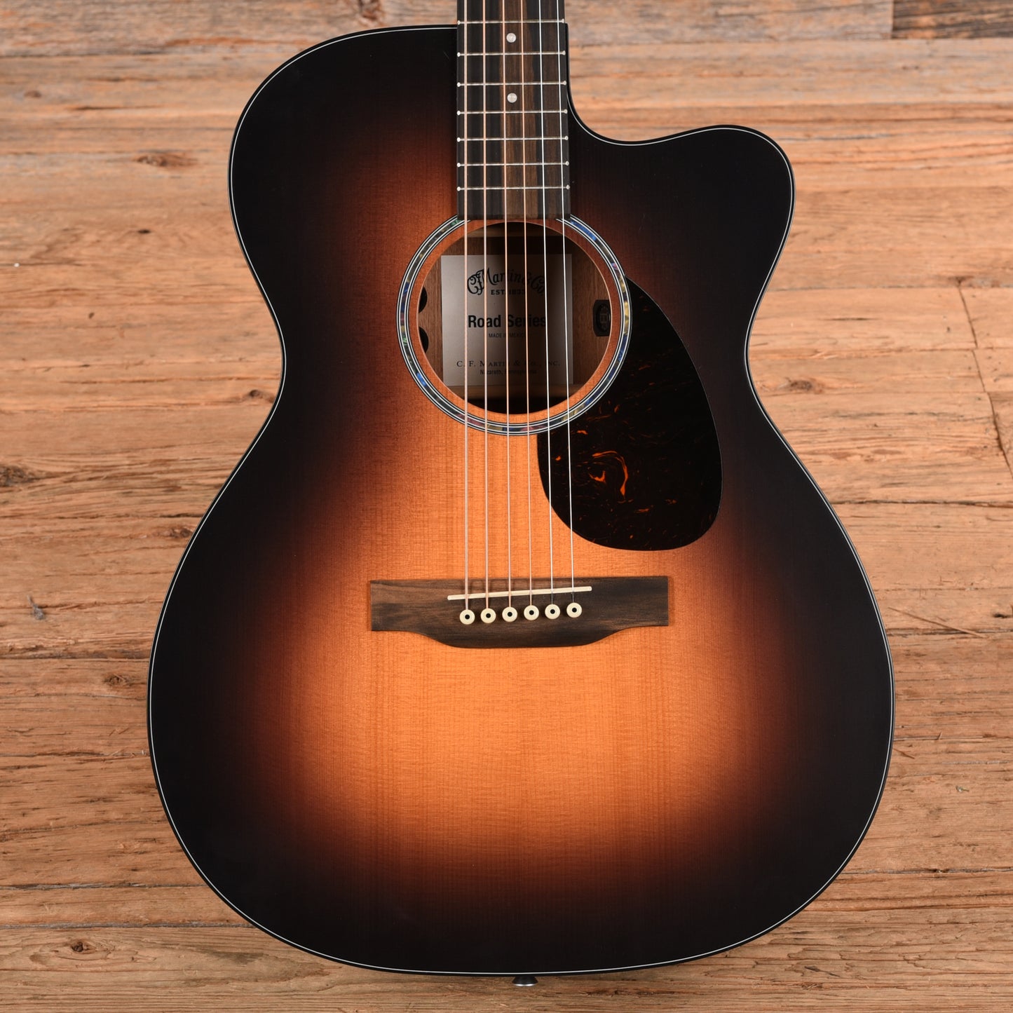 Martin OMC-10E Modern Sunburst 2026 Acoustic Guitars