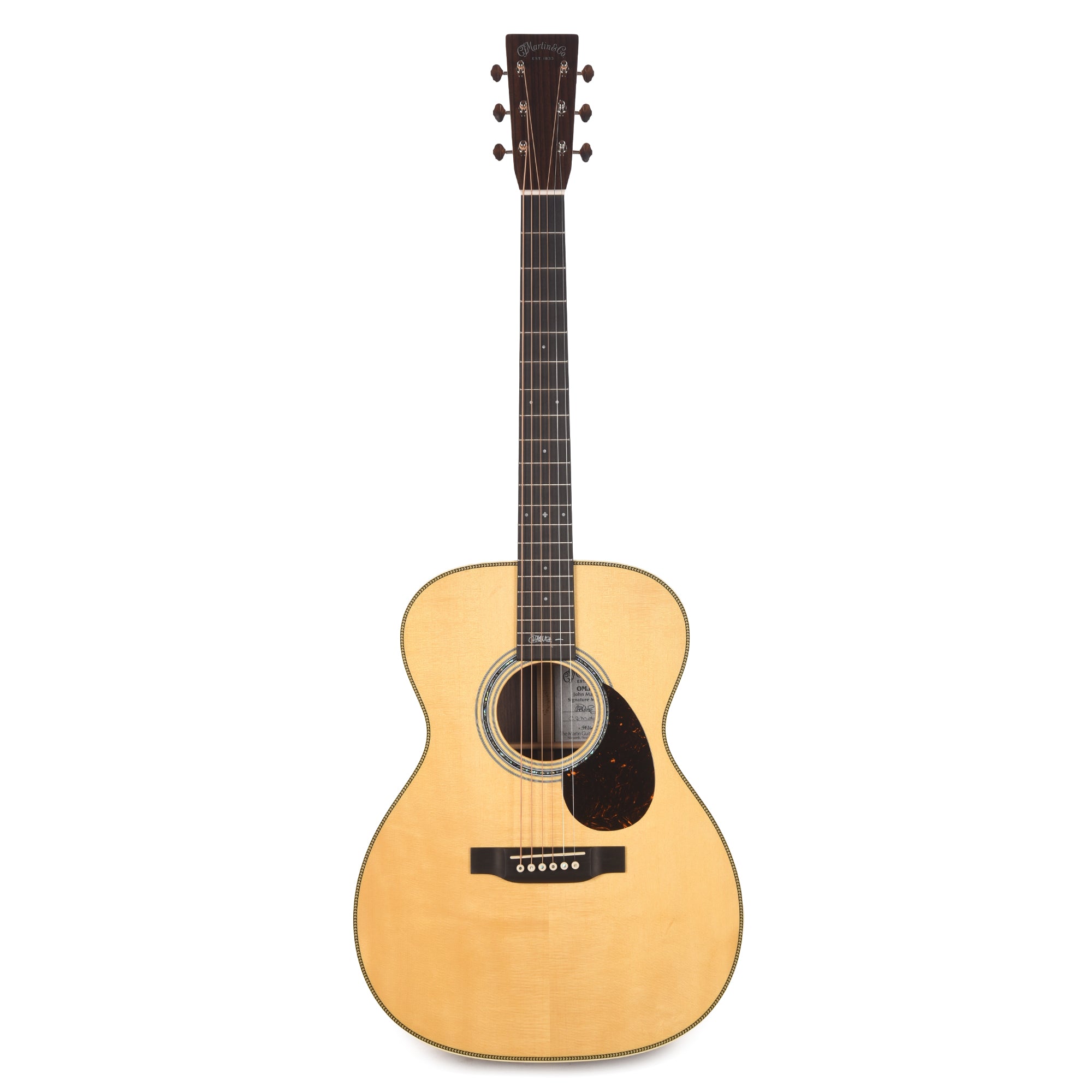 Martin OMJM John Mayer Signature Engelmann Spruce/Rosewood Antique Toner Natural Acoustic Guitars