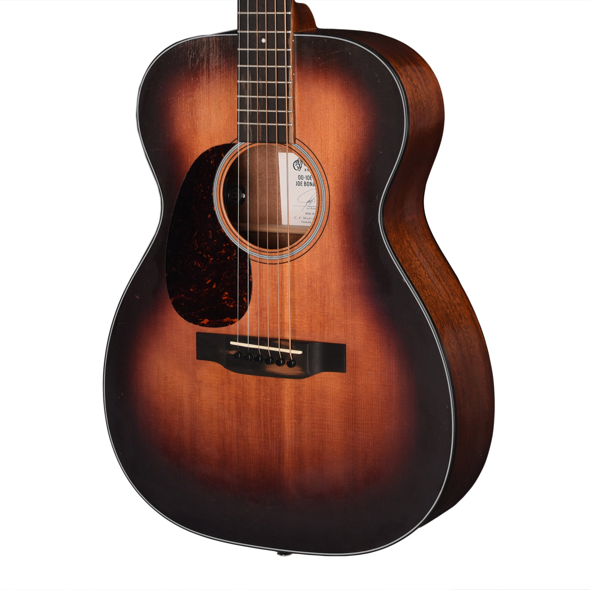 Martin Road Series Joe Bonamassa 00-10E Spruce/Sapele 1937 Joe Bonamassa Sunburst LEFTY Acoustic Guitars