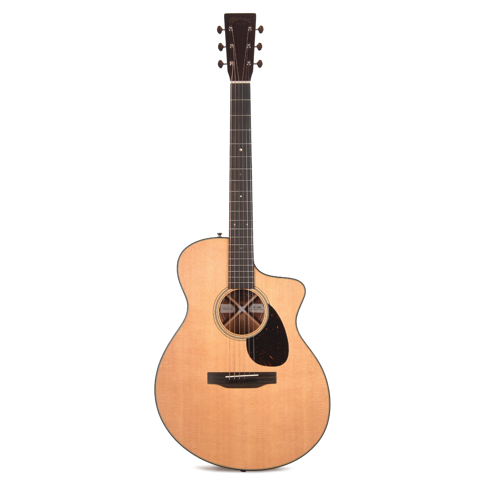 Martin Standard Series SC-18E Spruce/Mahogany Natural w/Fishman Aura VT Blend Acoustic Guitars