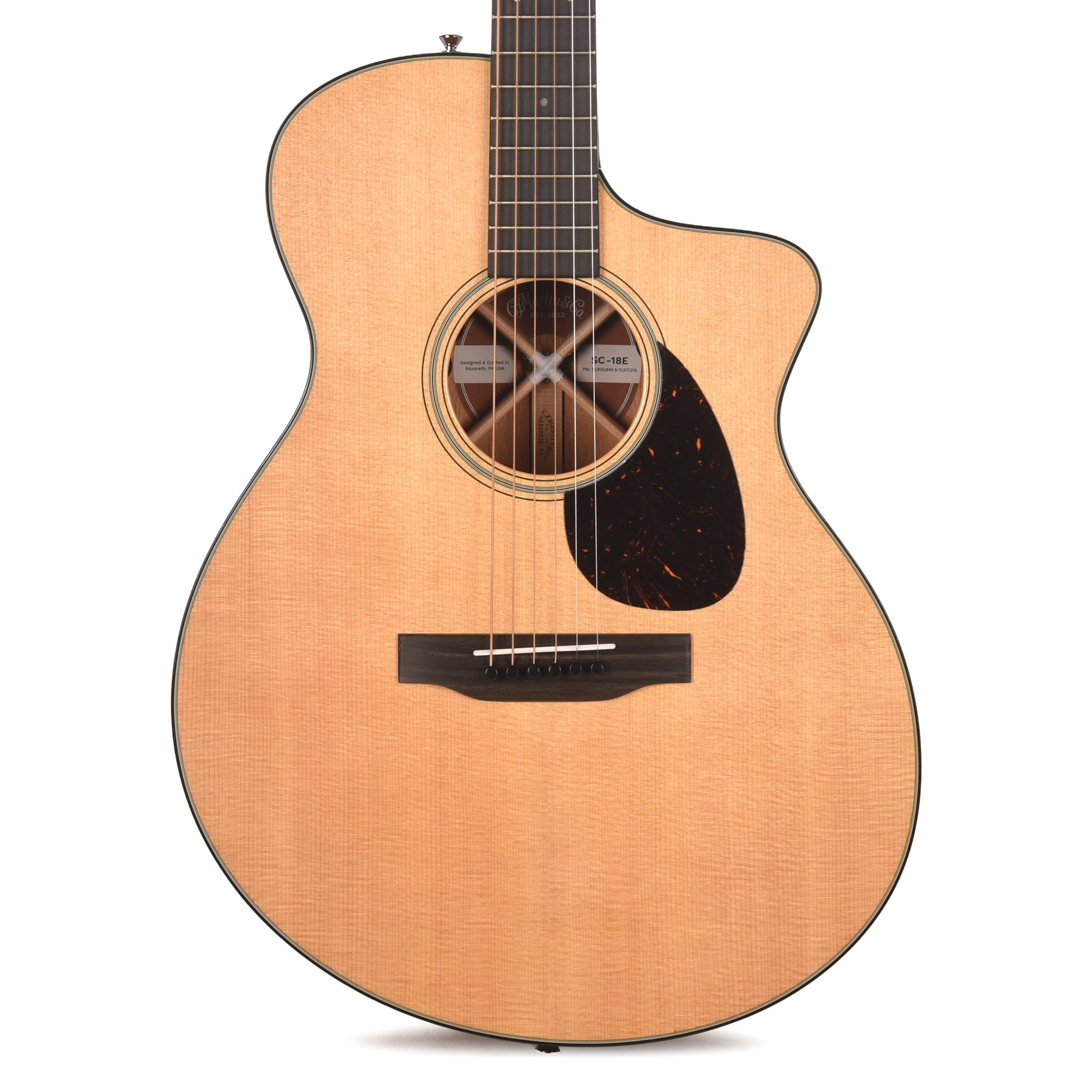 Martin Standard Series SC-18E Spruce/Mahogany Natural w/Fishman Aura VT Blend Acoustic Guitars