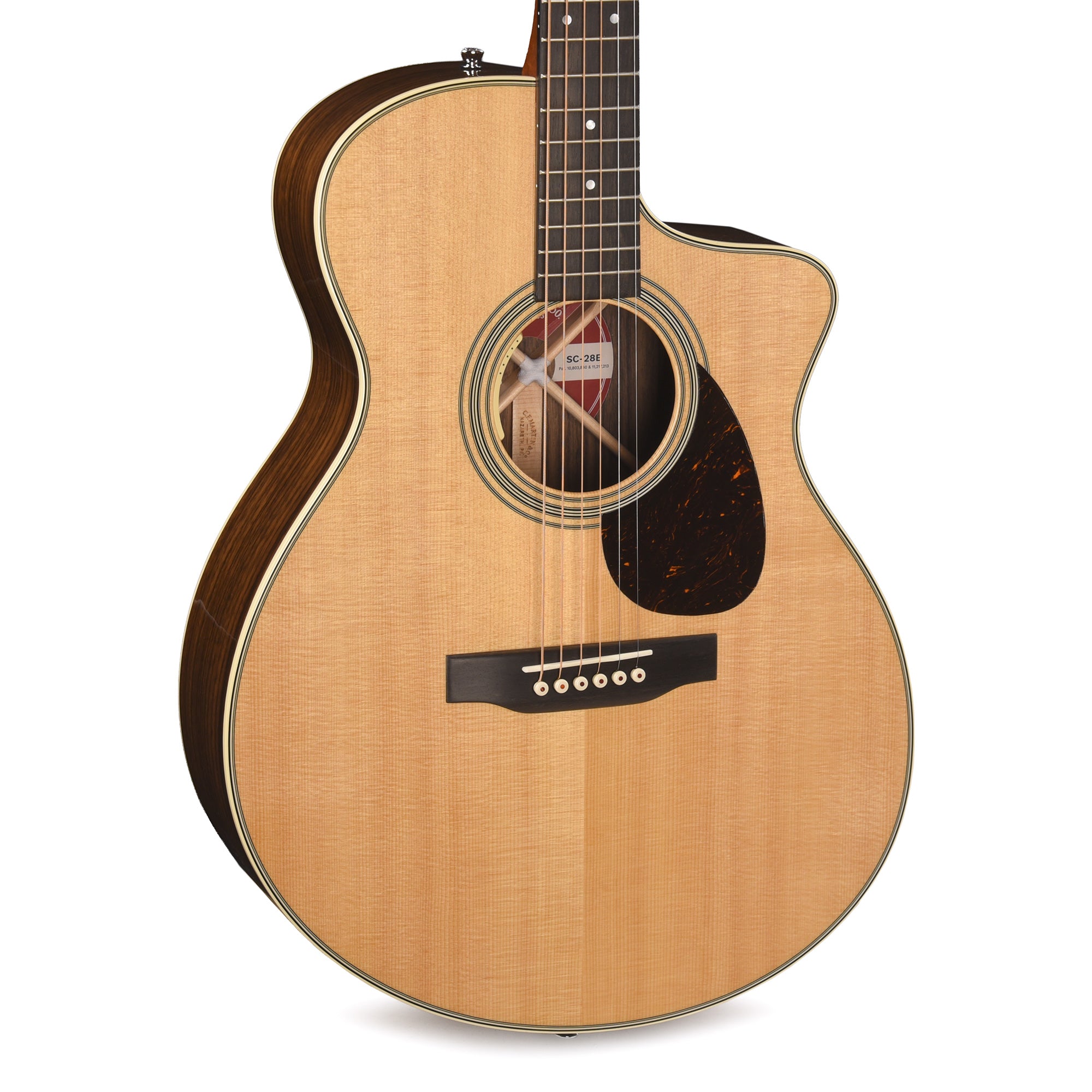 Martin Standard Series SC-28ELRB Spruce/East Indian Rosewood Natural w/LR Baggs Acoustic Guitars