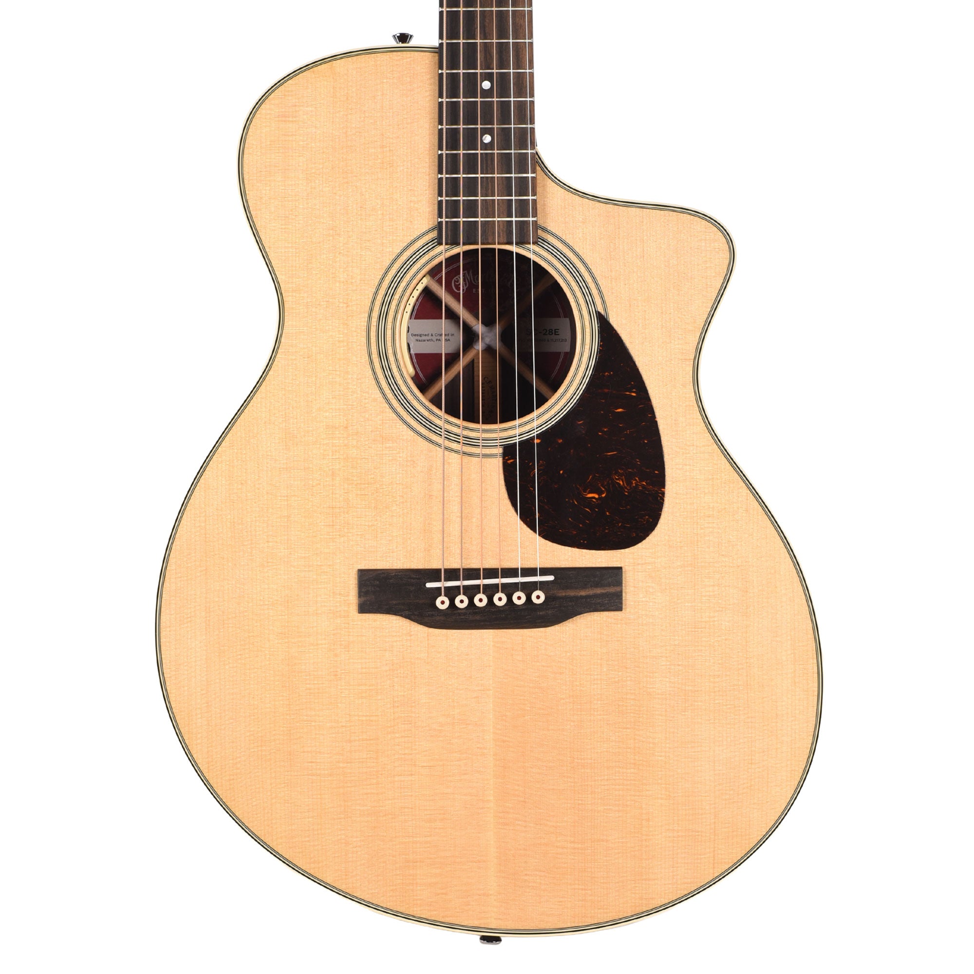 Martin Standard Series SC-28ELRB Spruce/East Indian Rosewood Natural w/LR Baggs Acoustic Guitars