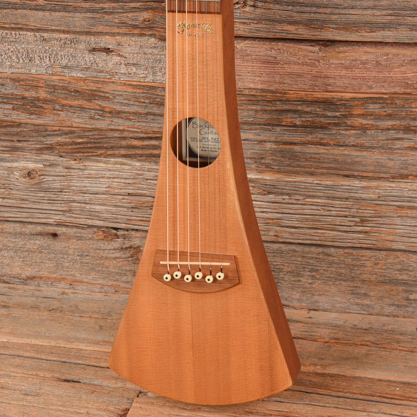 Martin Backpacker Natural 2012 Acoustic Guitars / Mini/Travel