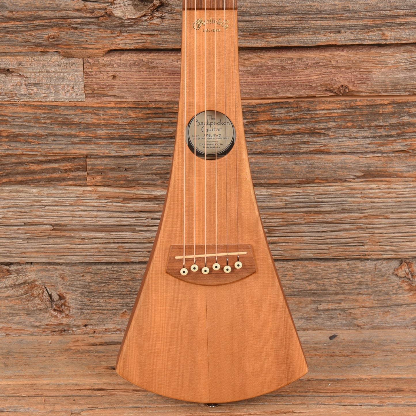 Martin Backpacker Natural 2012 Acoustic Guitars / Mini/Travel