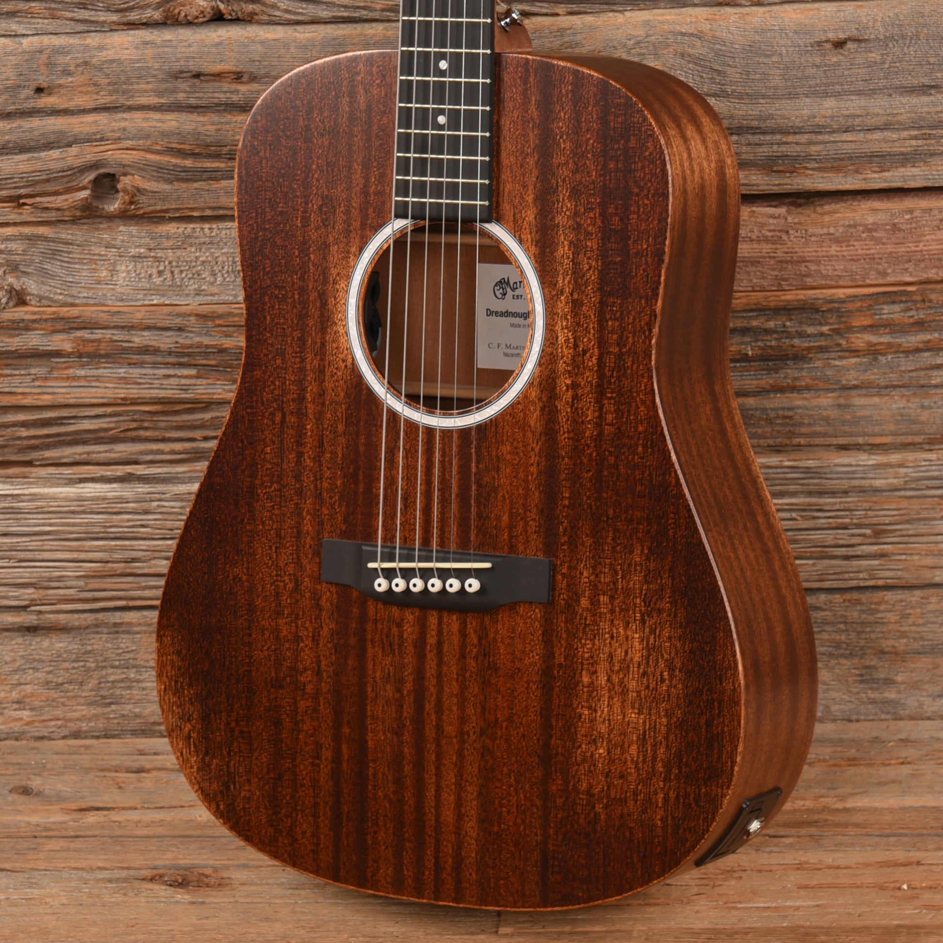 Martin DJR-10E Streetmaster Mahogany Burst Acoustic Guitars / Mini/Travel