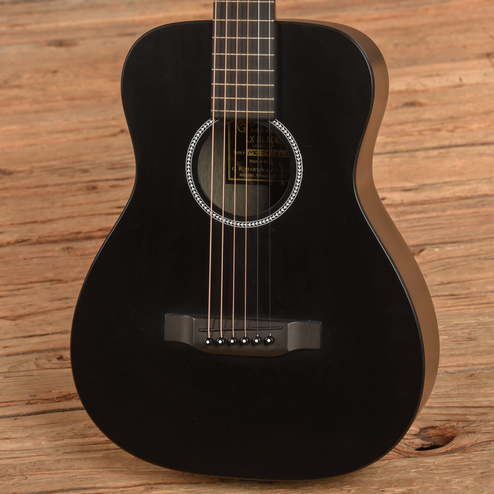 Martin LX Black Little Martin Black 2016 Acoustic Guitars / Mini/Travel