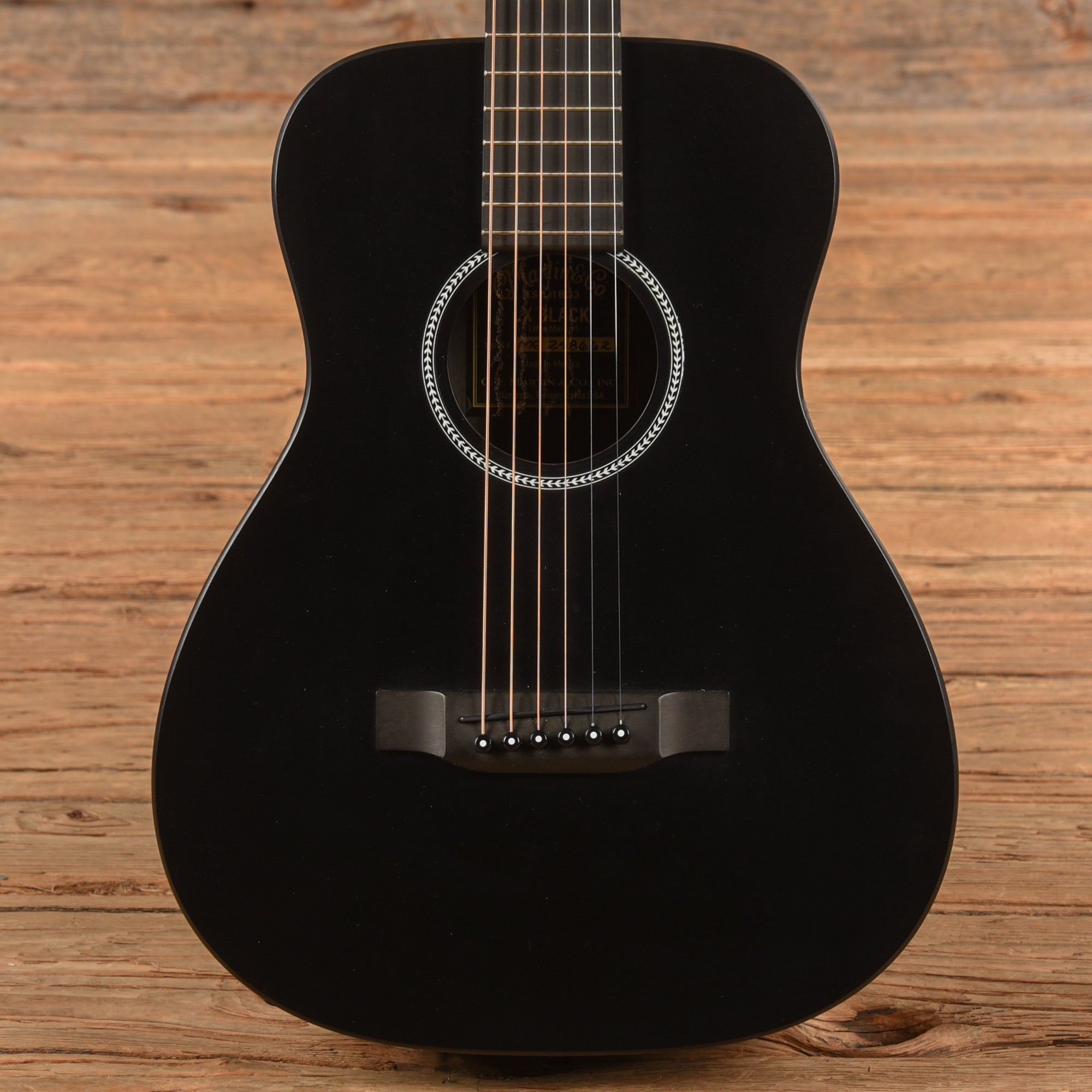 Martin LX Black Little Martin Black 2016 Acoustic Guitars / Mini/Travel