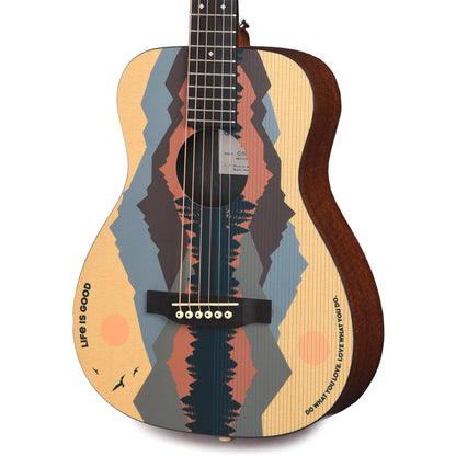 Martin LX1 Life is Good Print HPL/Figured Mahogany HPL Acoustic Guitars / Mini/Travel