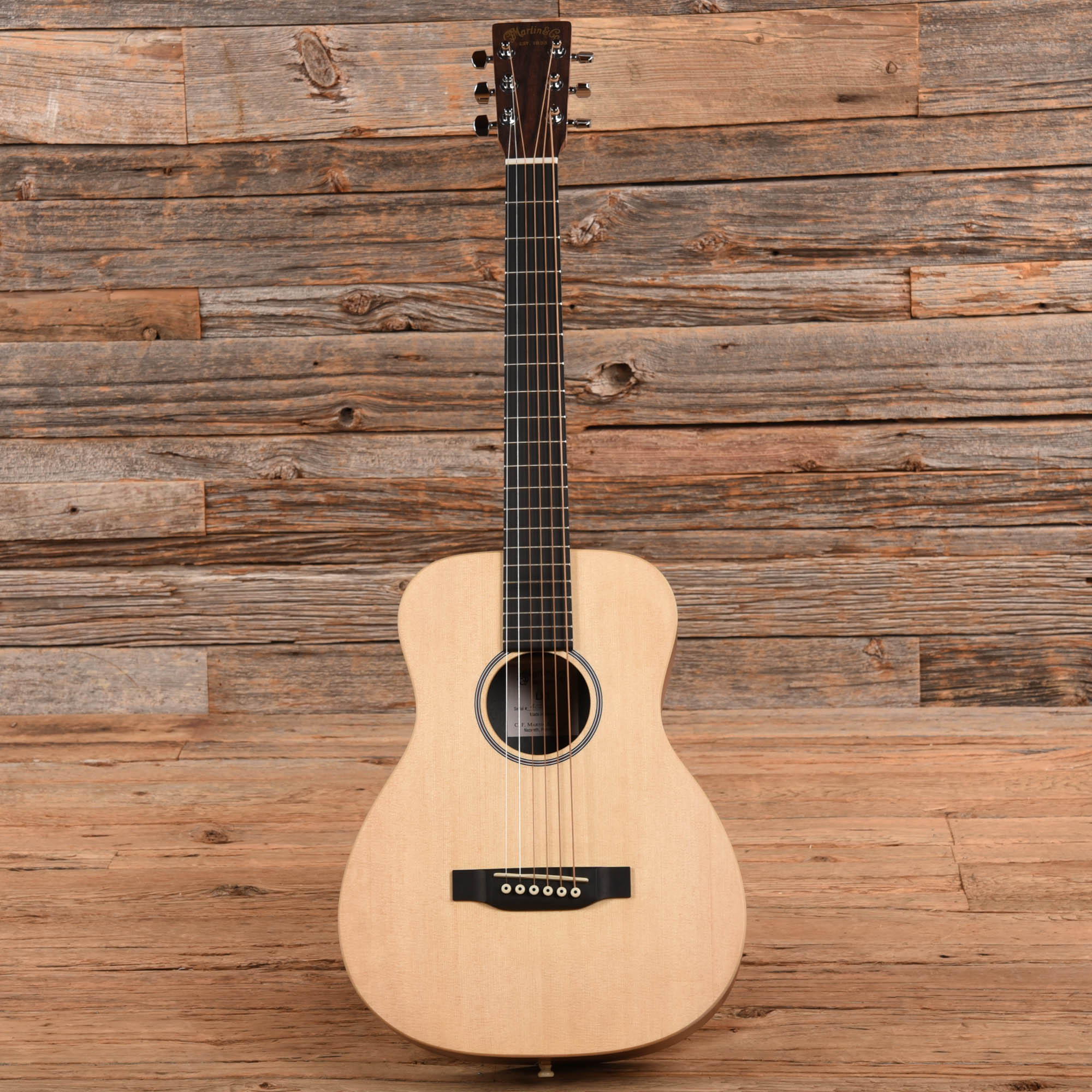Martin LX1 Little Martin Solid Sitka Spruce/Mahgaony HPL LEFTY Natural Acoustic Guitars / Mini/Travel