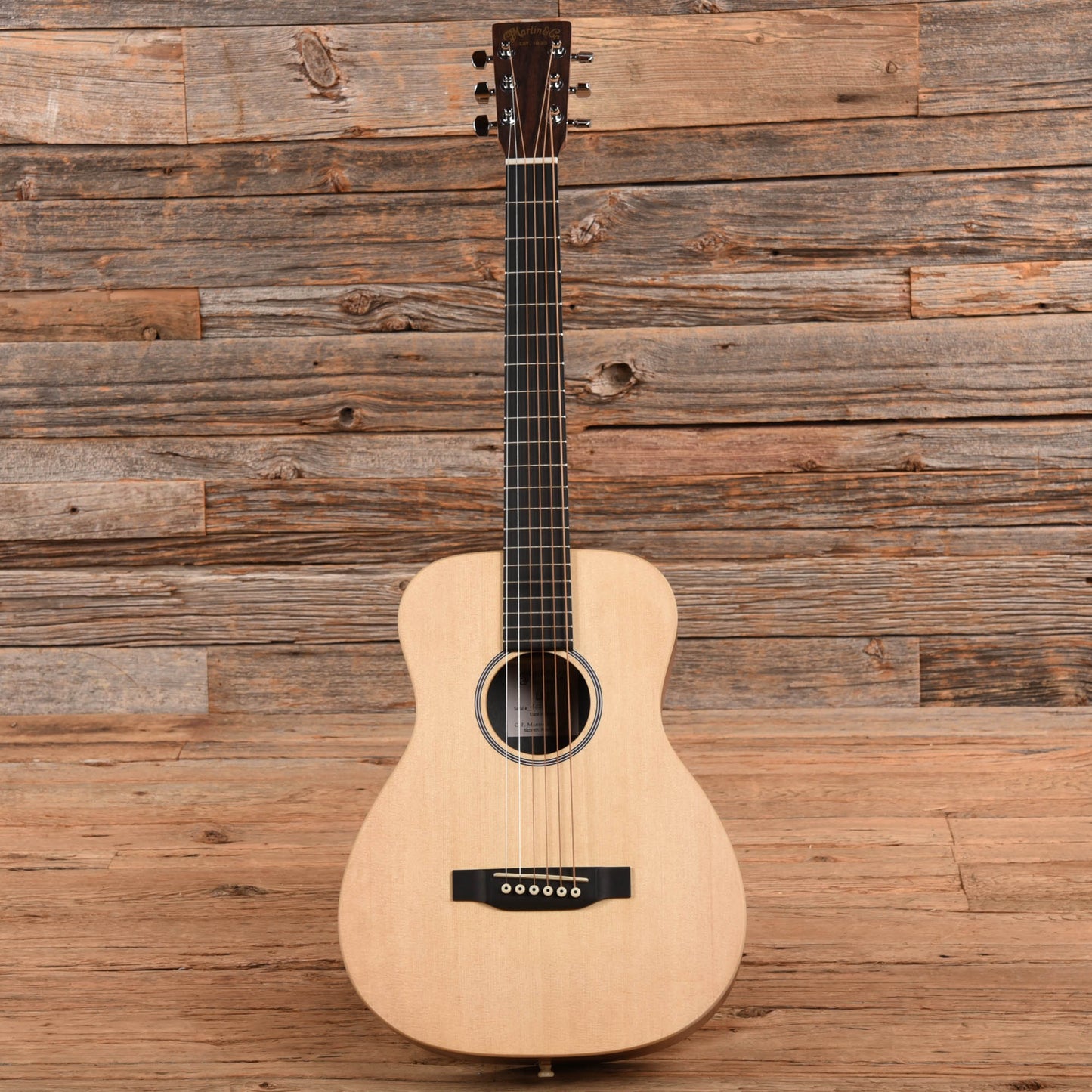 Martin LX1 Little Martin Solid Sitka Spruce/Mahgaony HPL LEFTY Natural Acoustic Guitars / Mini/Travel