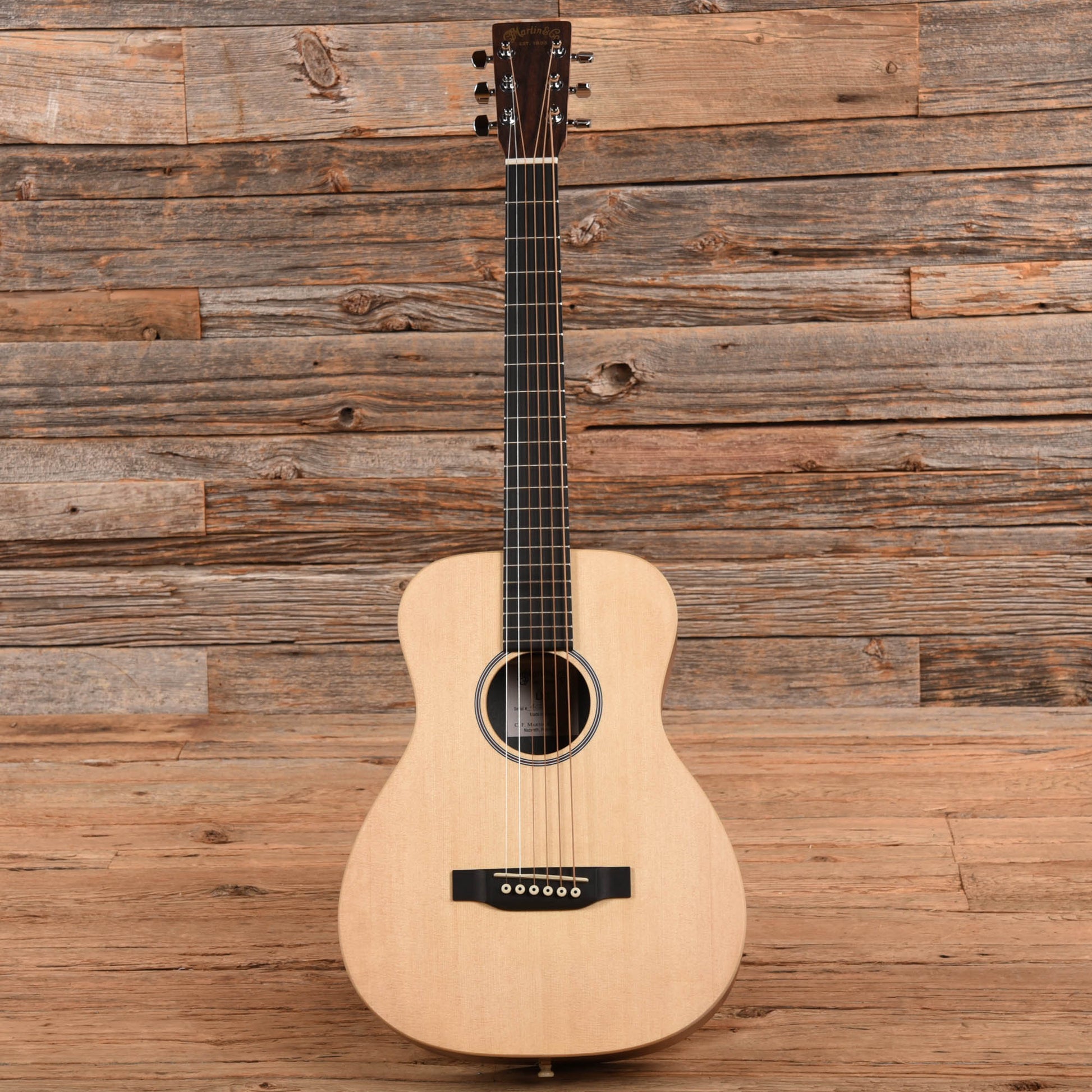 Martin LX1 Little Martin Solid Sitka Spruce/Mahgaony HPL LEFTY Natural Acoustic Guitars / Mini/Travel