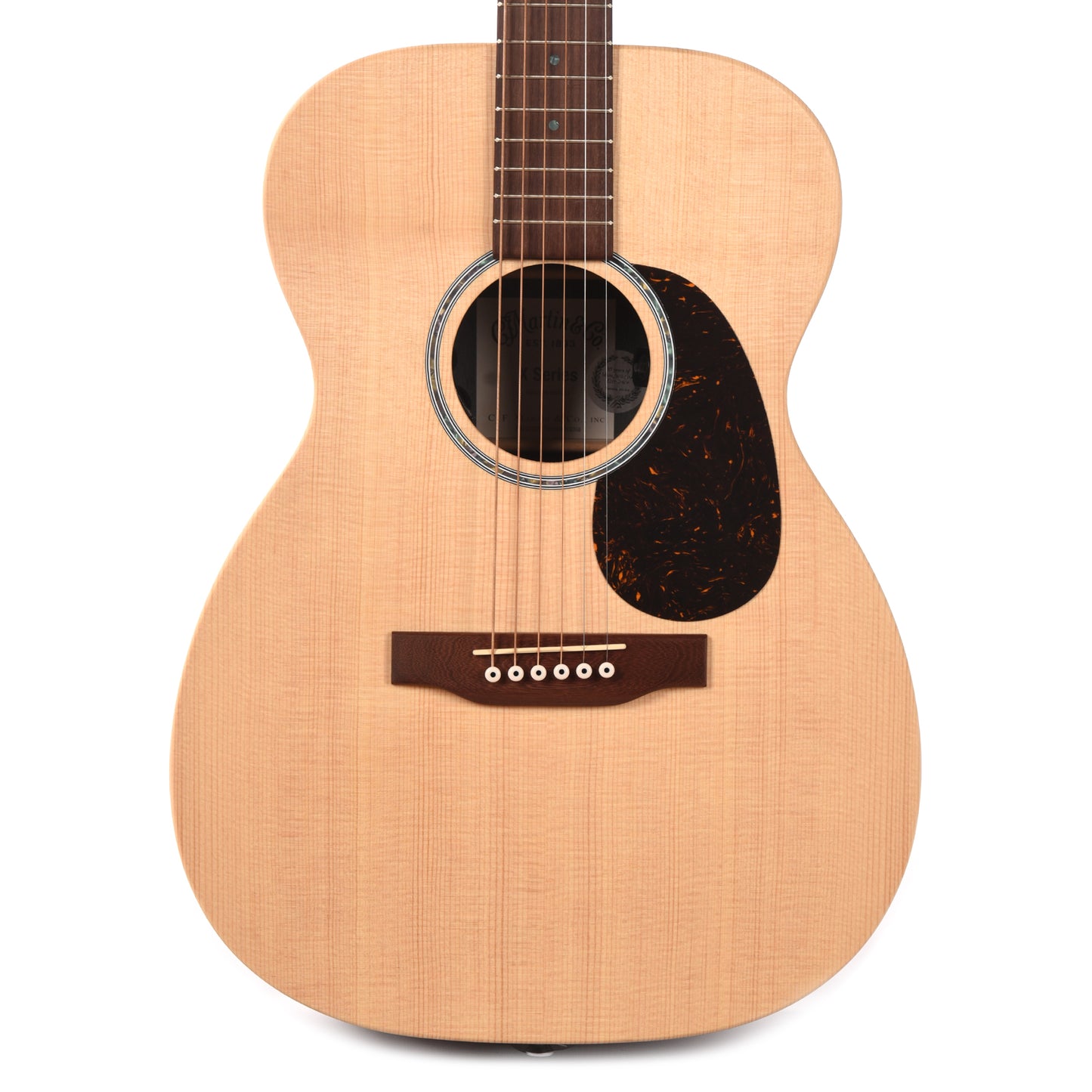 Martin 00-X2E Spruce/Cocobolo Pattern HPL Natural Acoustic Guitars / OM and Auditorium