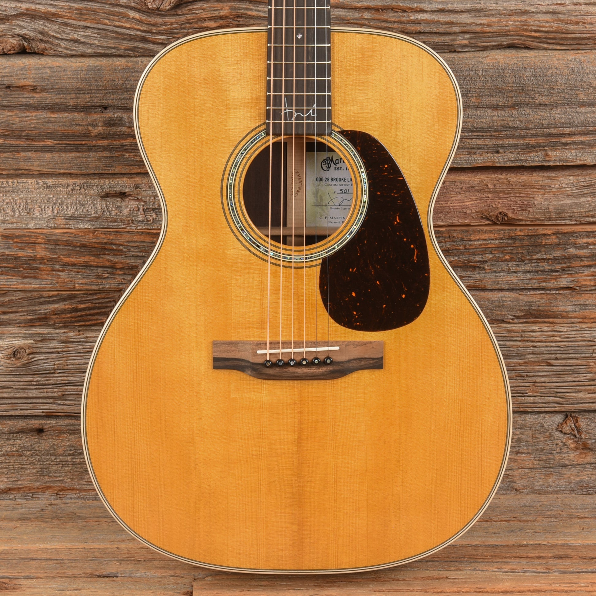 Martin 000-28 Brooke Ligertwood Natural 2024 Acoustic Guitars / OM and Auditorium