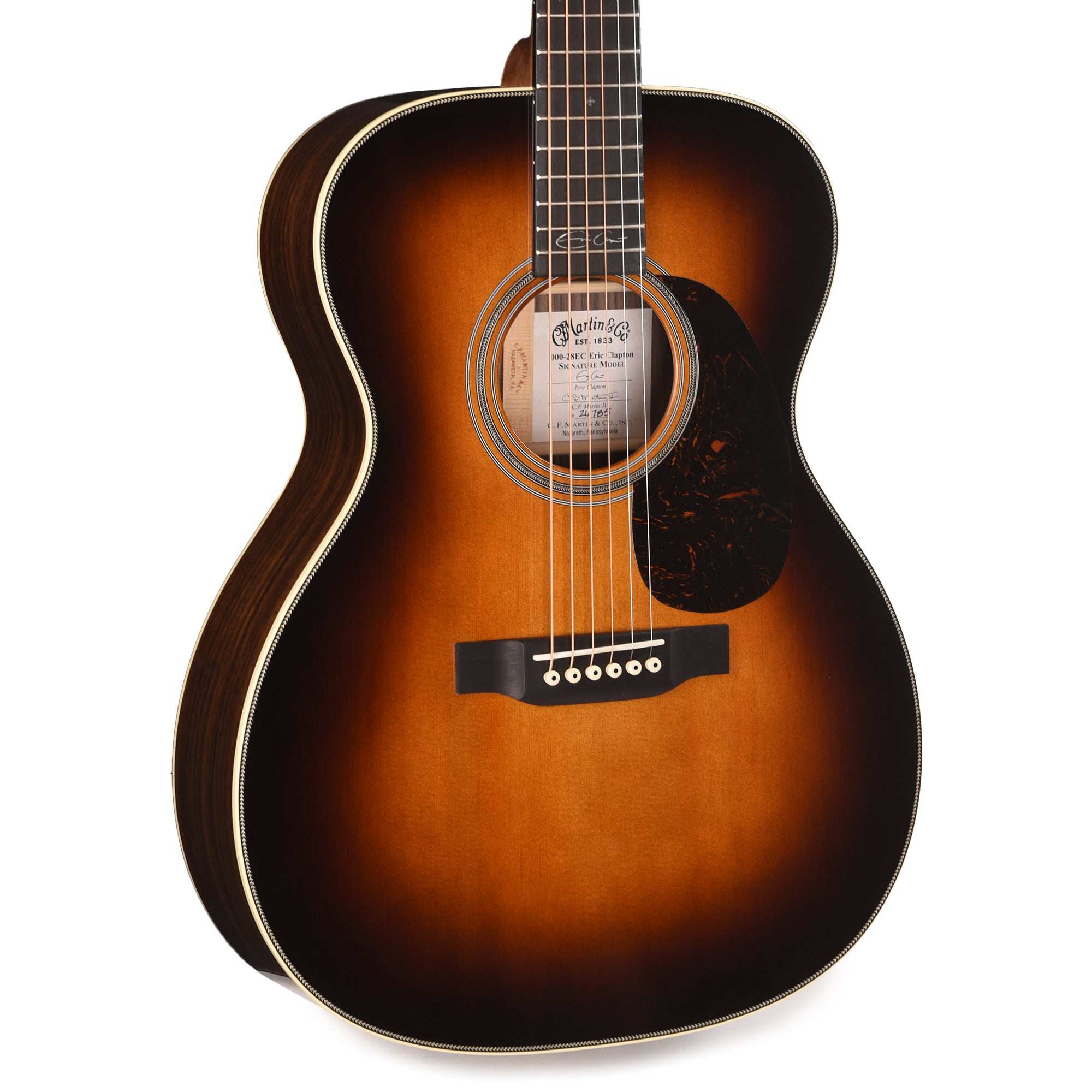 Martin 000-28EC Clapton Sunburst Acoustic Guitars / OM and Auditorium