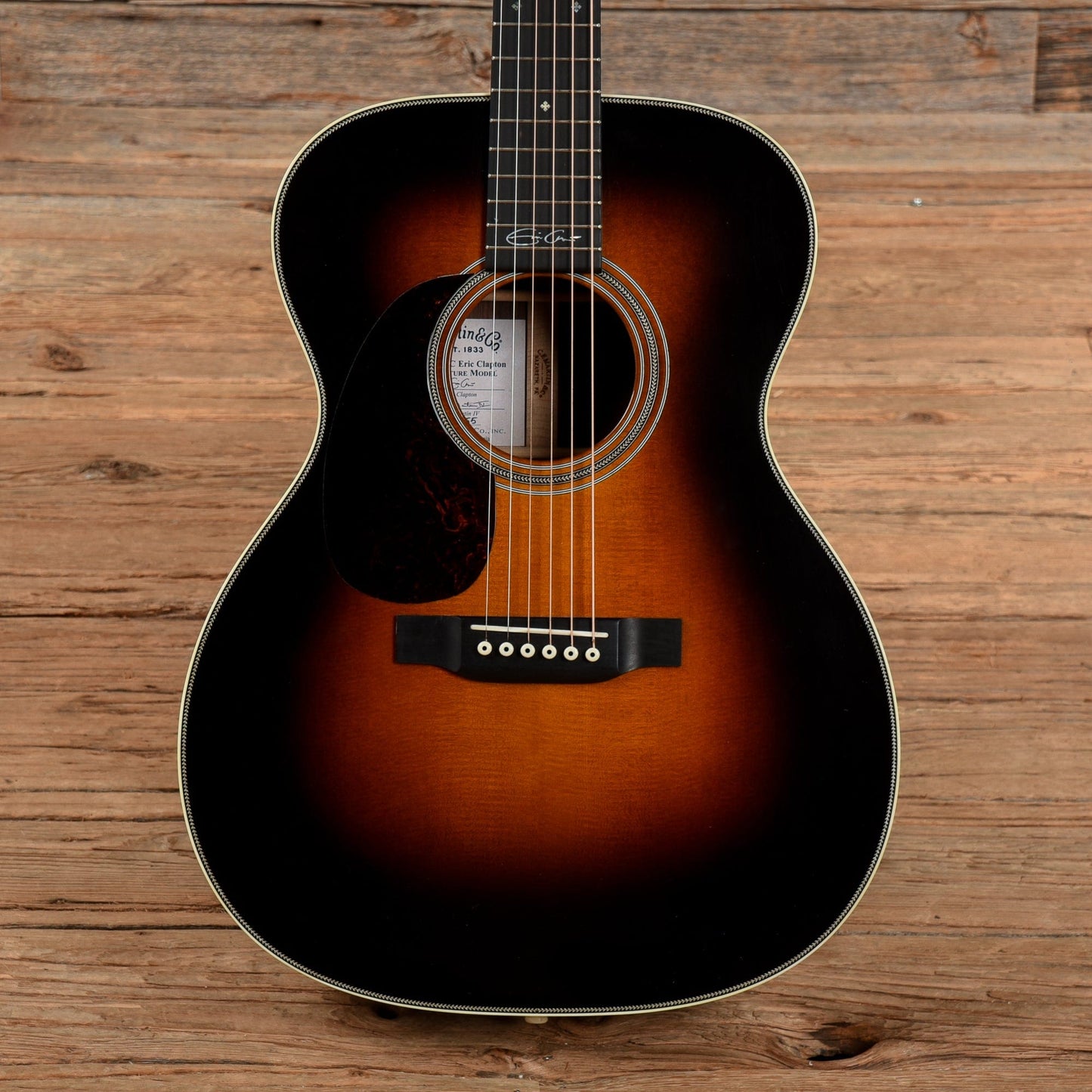 Martin 000-28EC Eric Clapton Custom Signature Sunburst 2021 LEFTY Acoustic Guitars / OM and Auditorium