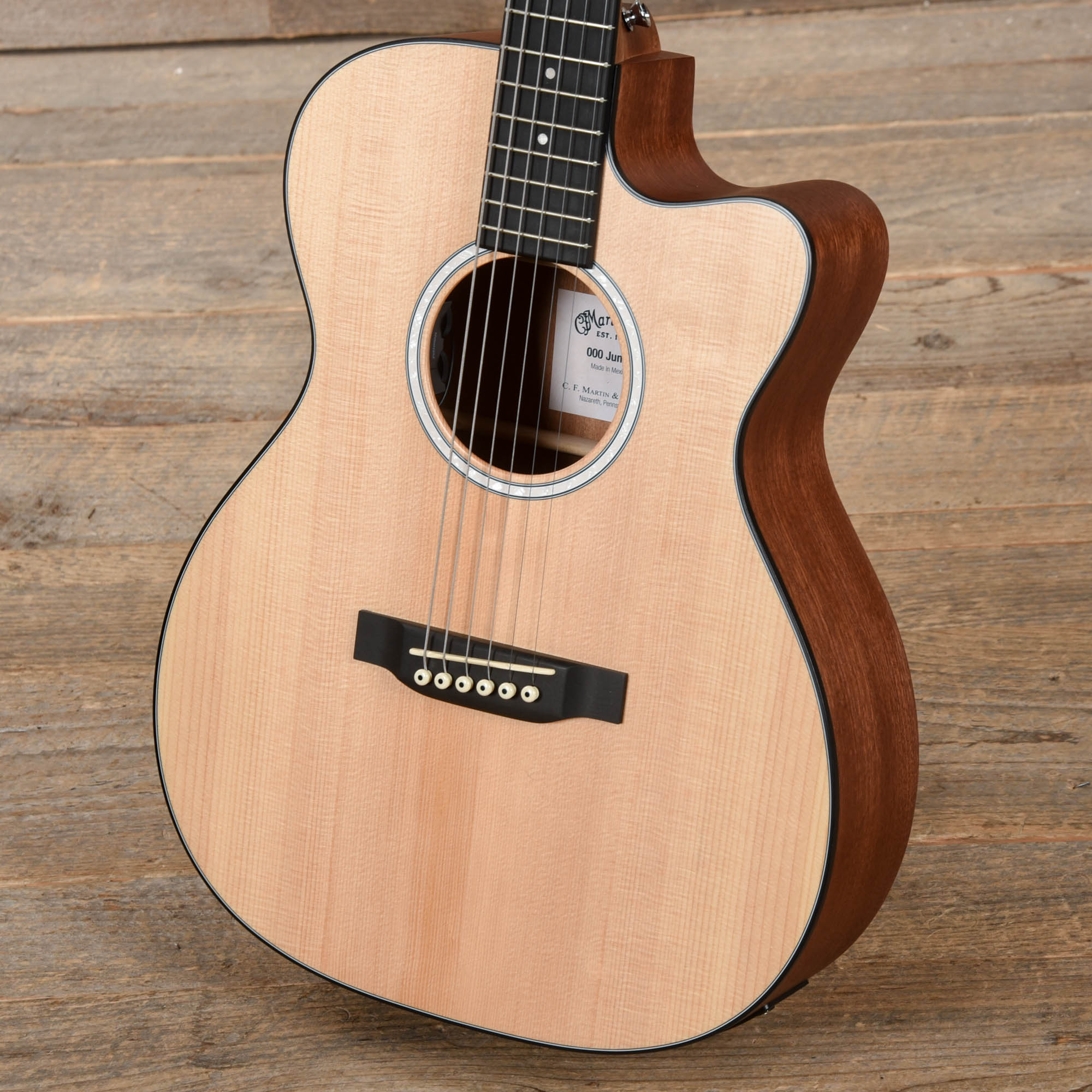 Martin 000C Jr-10E Satin Sitka/Sapele w/Pickup Acoustic Guitars / OM and Auditorium