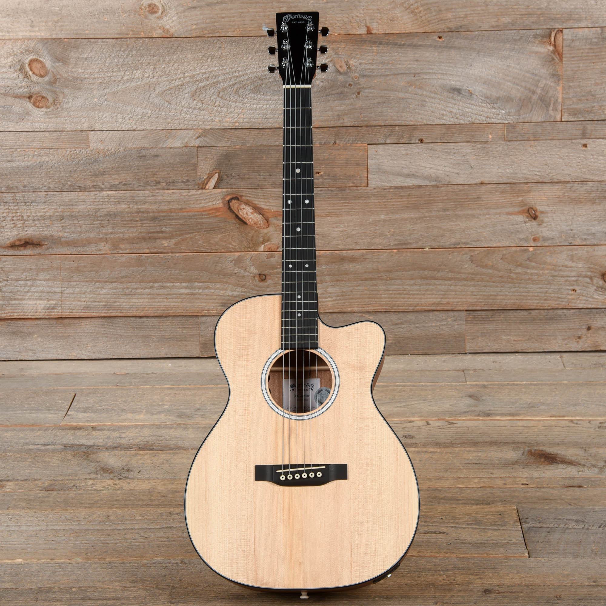 Martin 000C Jr-10E Satin Sitka/Sapele w/Pickup Acoustic Guitars / OM and Auditorium