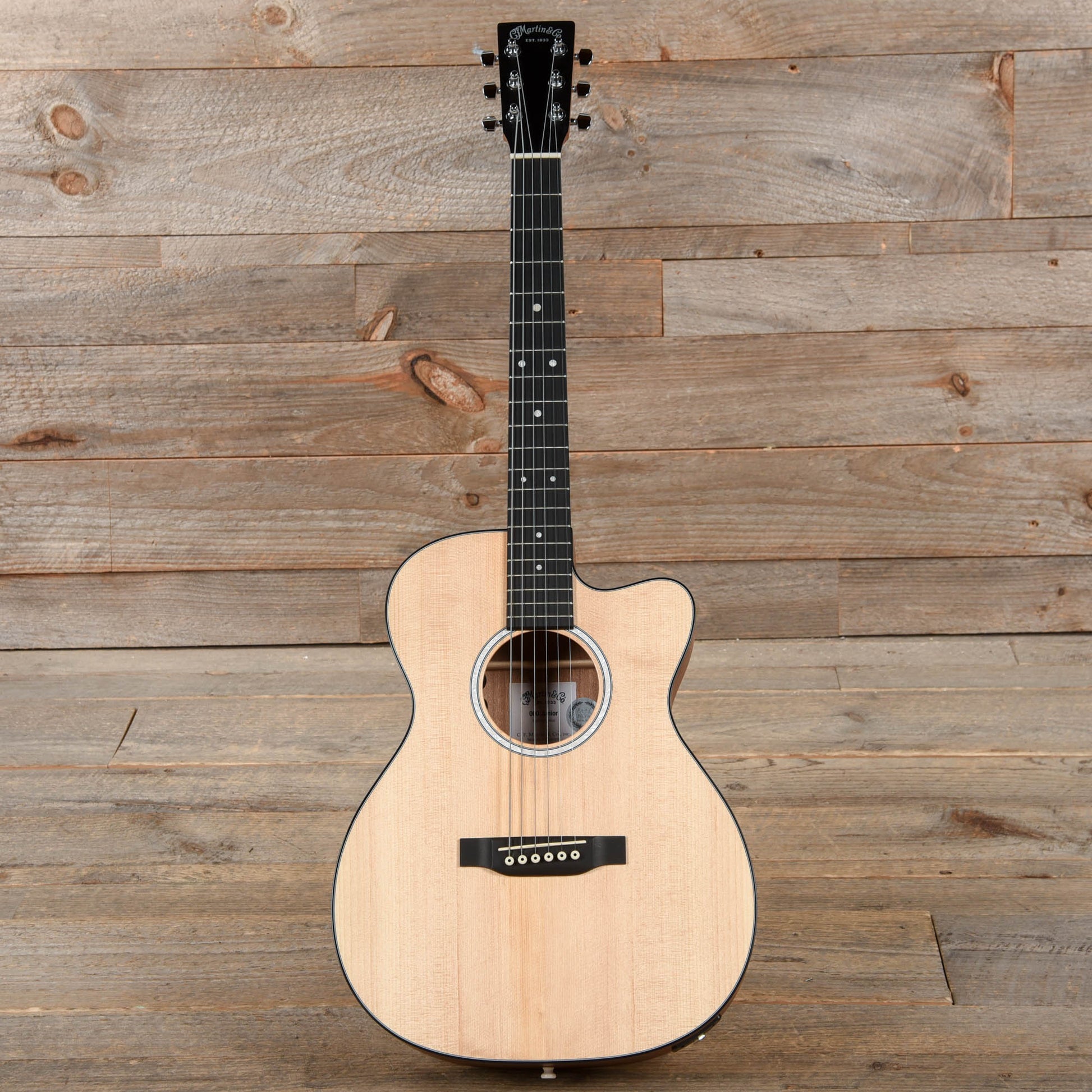 Martin 000C Jr-10E Satin Sitka/Sapele w/Pickup Acoustic Guitars / OM and Auditorium