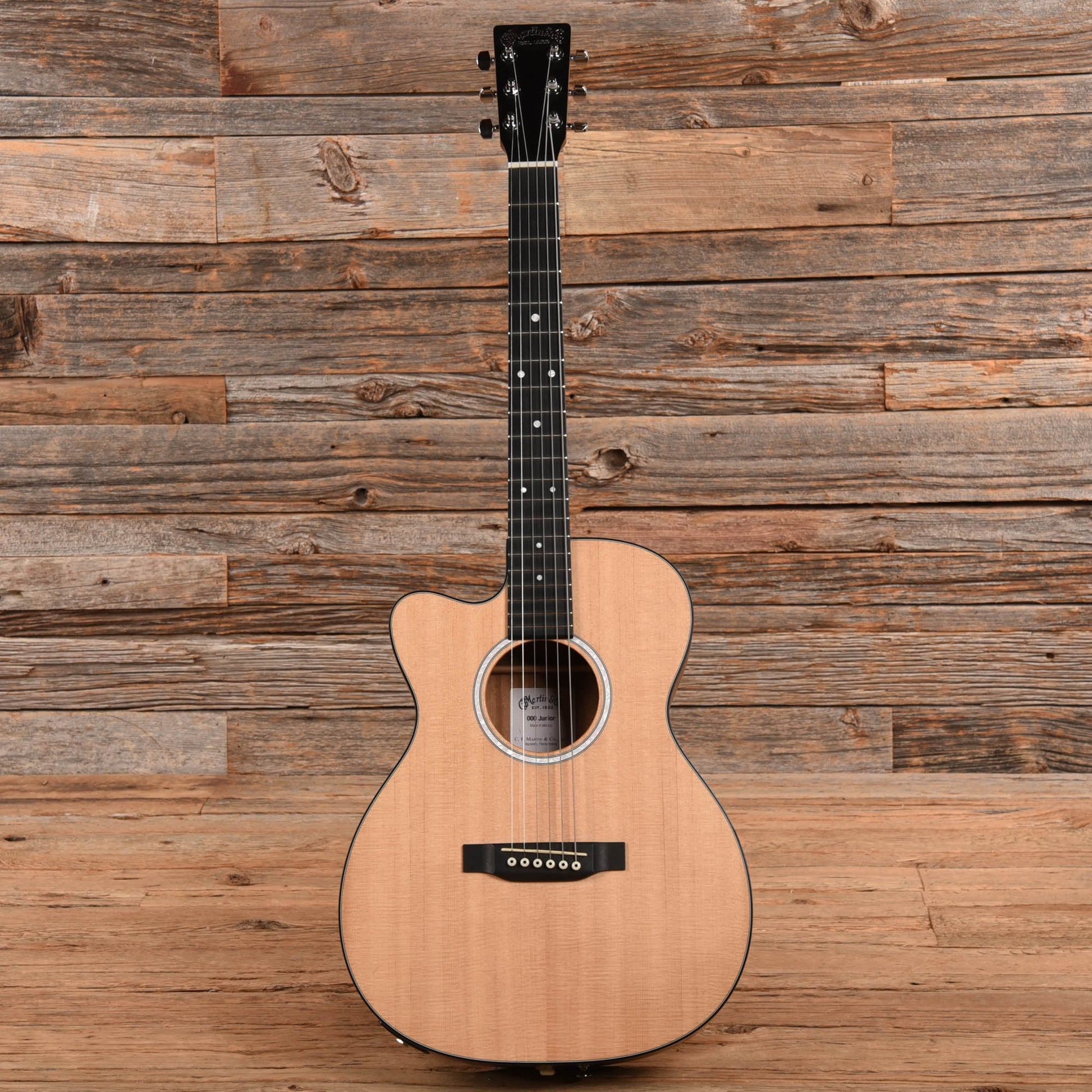 Martin 000CJR-10E Natural 2021 LEFTY Acoustic Guitars / OM and Auditorium