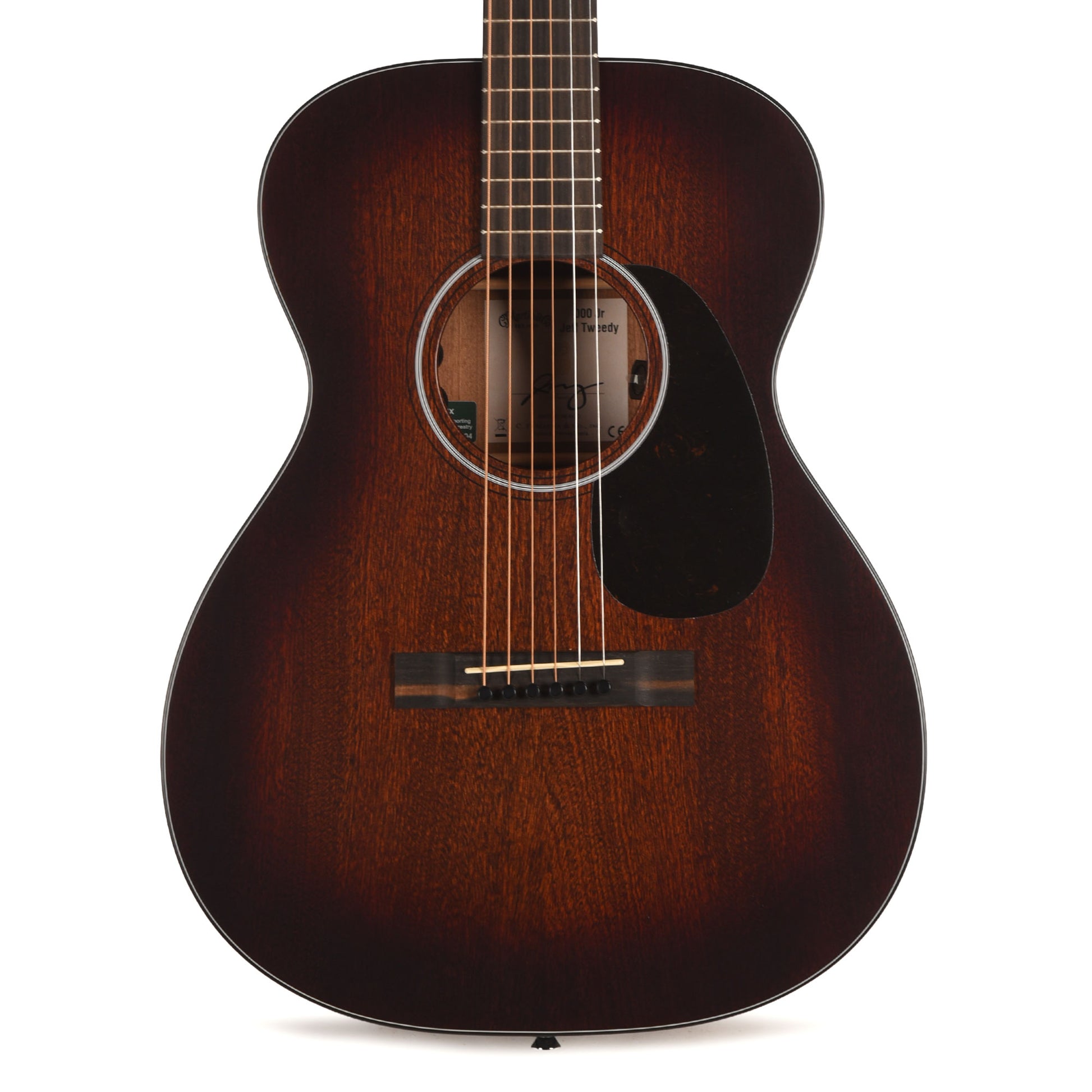 Martin Artist 000 Junior Jeff Tweedy Certified Sapele Dark Mahogany Acoustic Guitars / OM and Auditorium