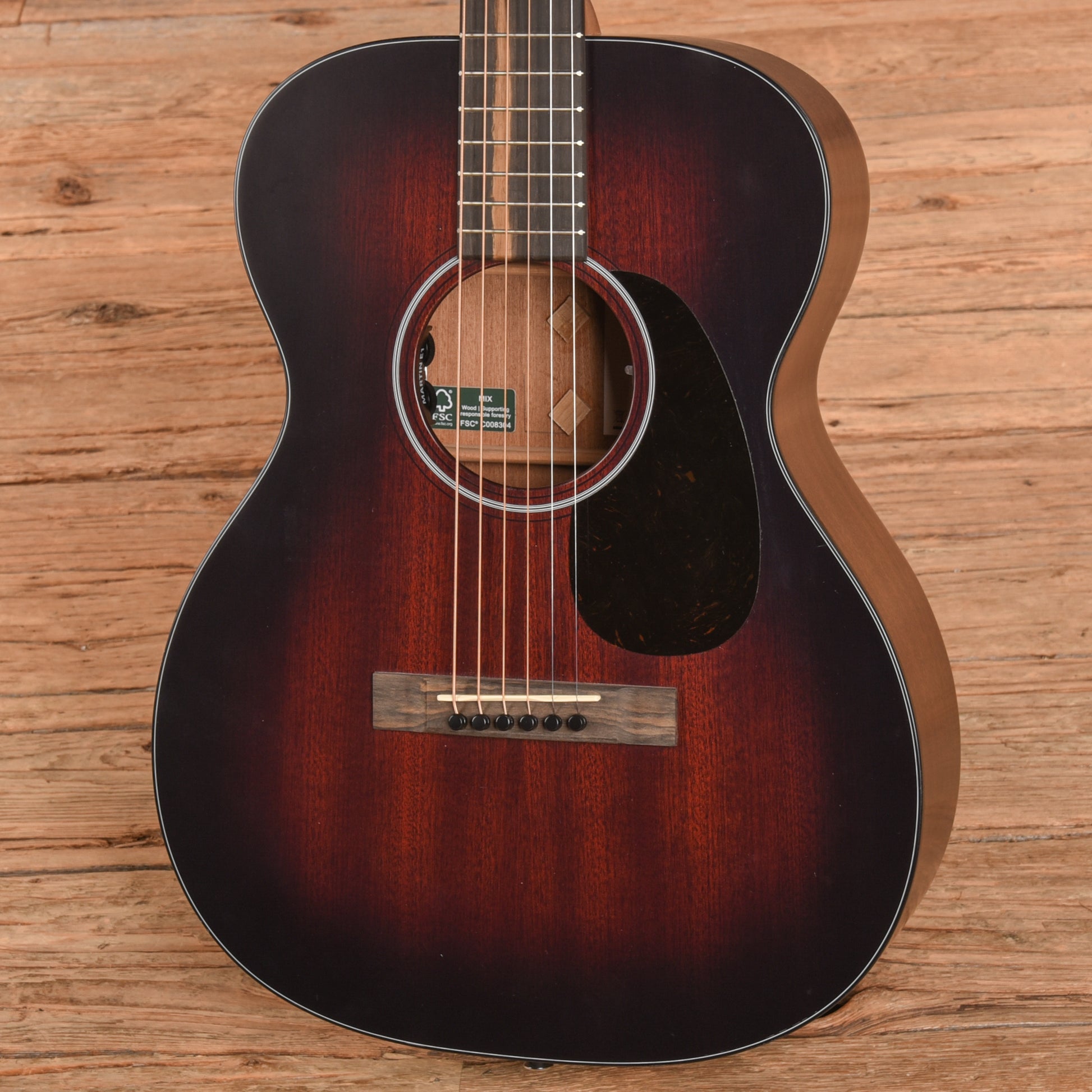 Martin Artist 000 Junior Jeff Tweedy Certified Sapele Dark Mahogany Acoustic Guitars / OM and Auditorium