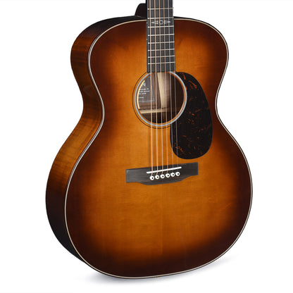 Martin Certified Wood Series GPE Inception Maple Cutaway European Spruce/Flamed Maple Amber Fade Sunburst Acoustic Guitars / OM and Auditorium
