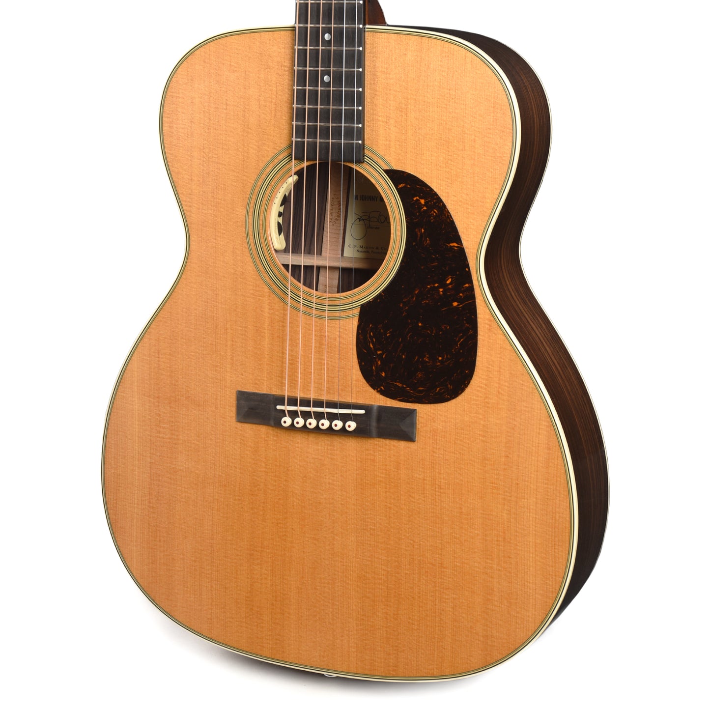Martin Custom Artist M-6 Johnny Marr Spruce/East Indian Rosewood Natural Acoustic Guitars / OM and Auditorium