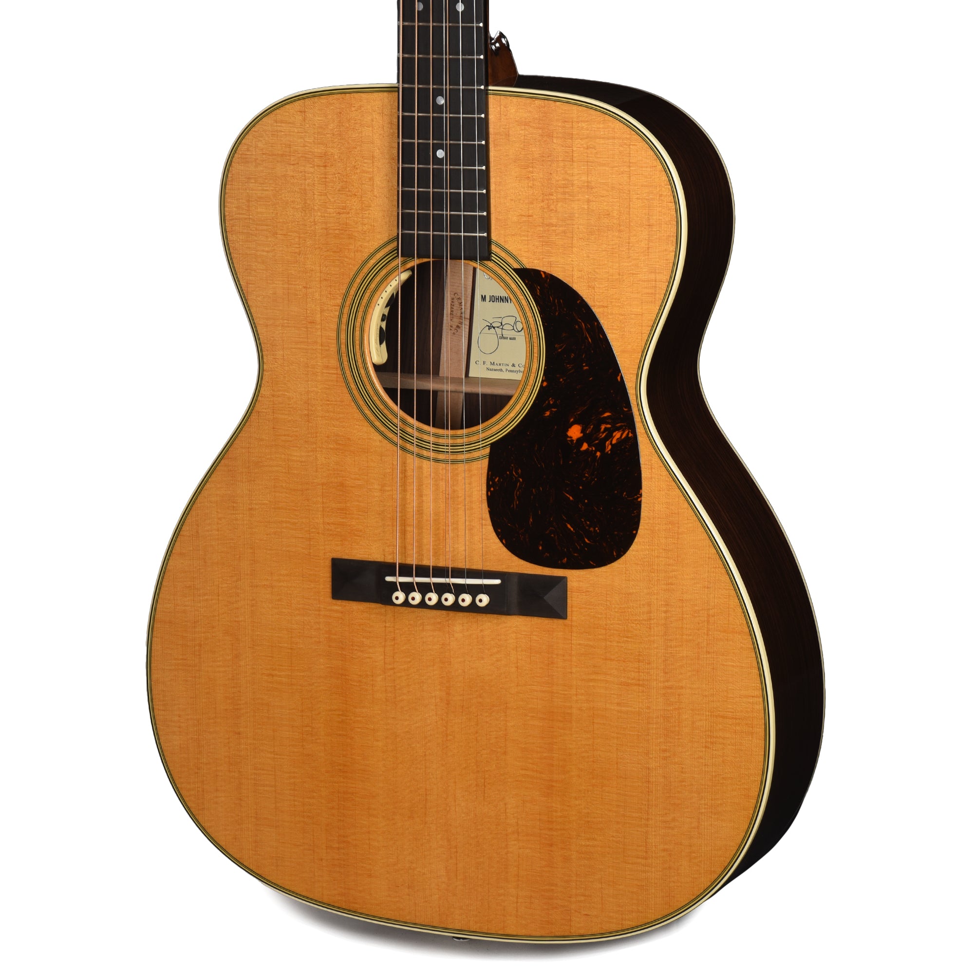 Martin Custom Artist M-7 Johnny Marr Spruce/East Indian Rosewood Natural Acoustic Guitars / OM and Auditorium