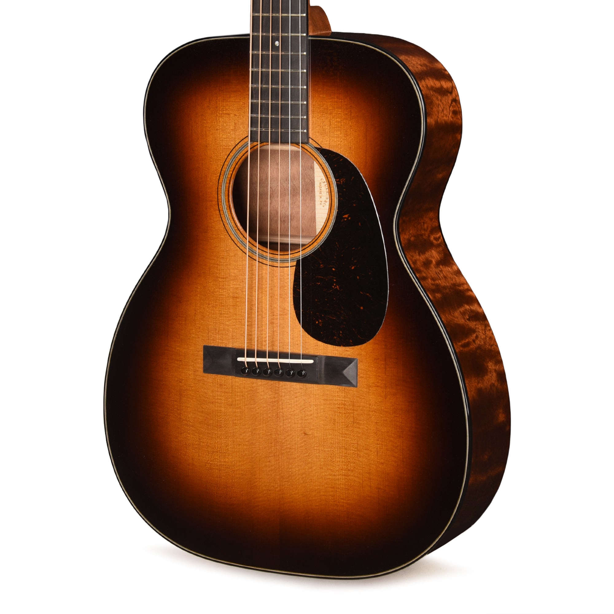 Martin Custom Shop 00-18 Style Grand Concert Sitka Spruce VTS/Quilted Pommele Sapele 1935 Sunburst Acoustic Guitars / OM and Auditorium