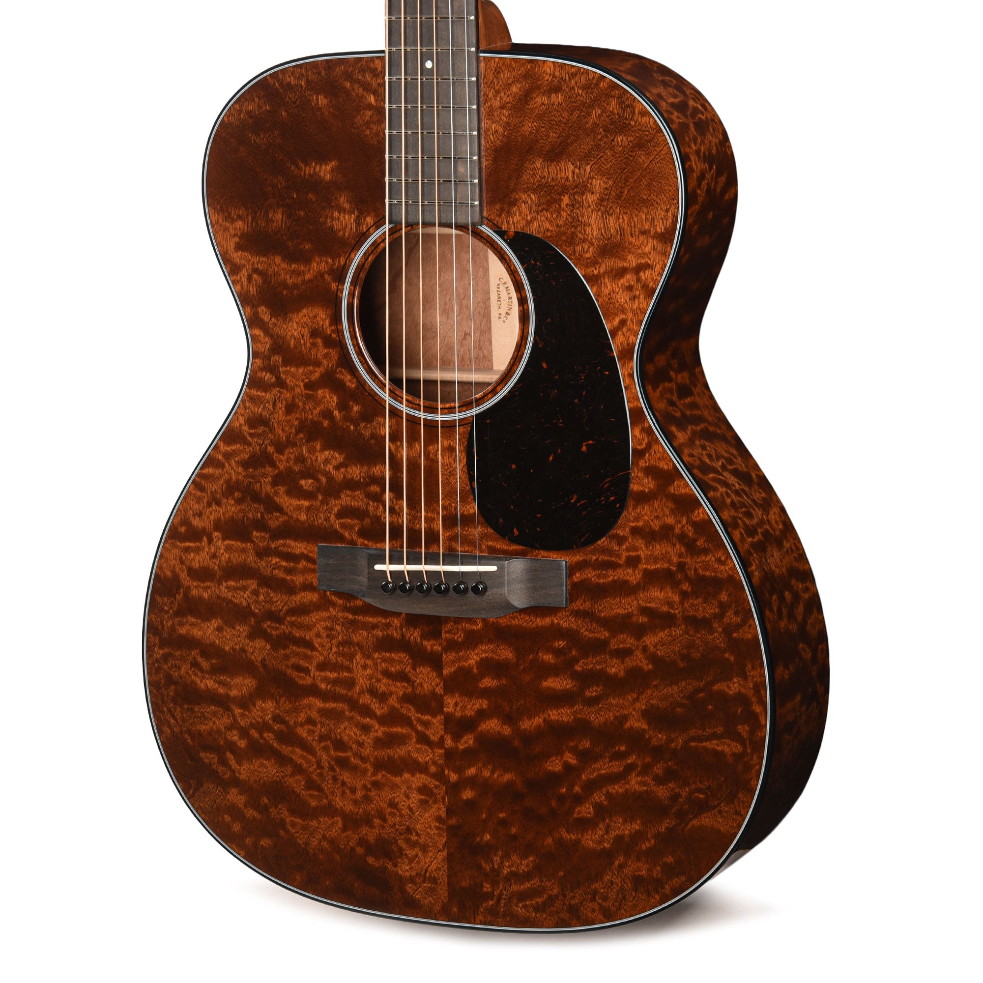 Martin Custom Shop OM-18 Style Auditorium Quilted Pommele Sapele/Quilted Pommele Sapele Natural Acoustic Guitars / OM and Auditorium